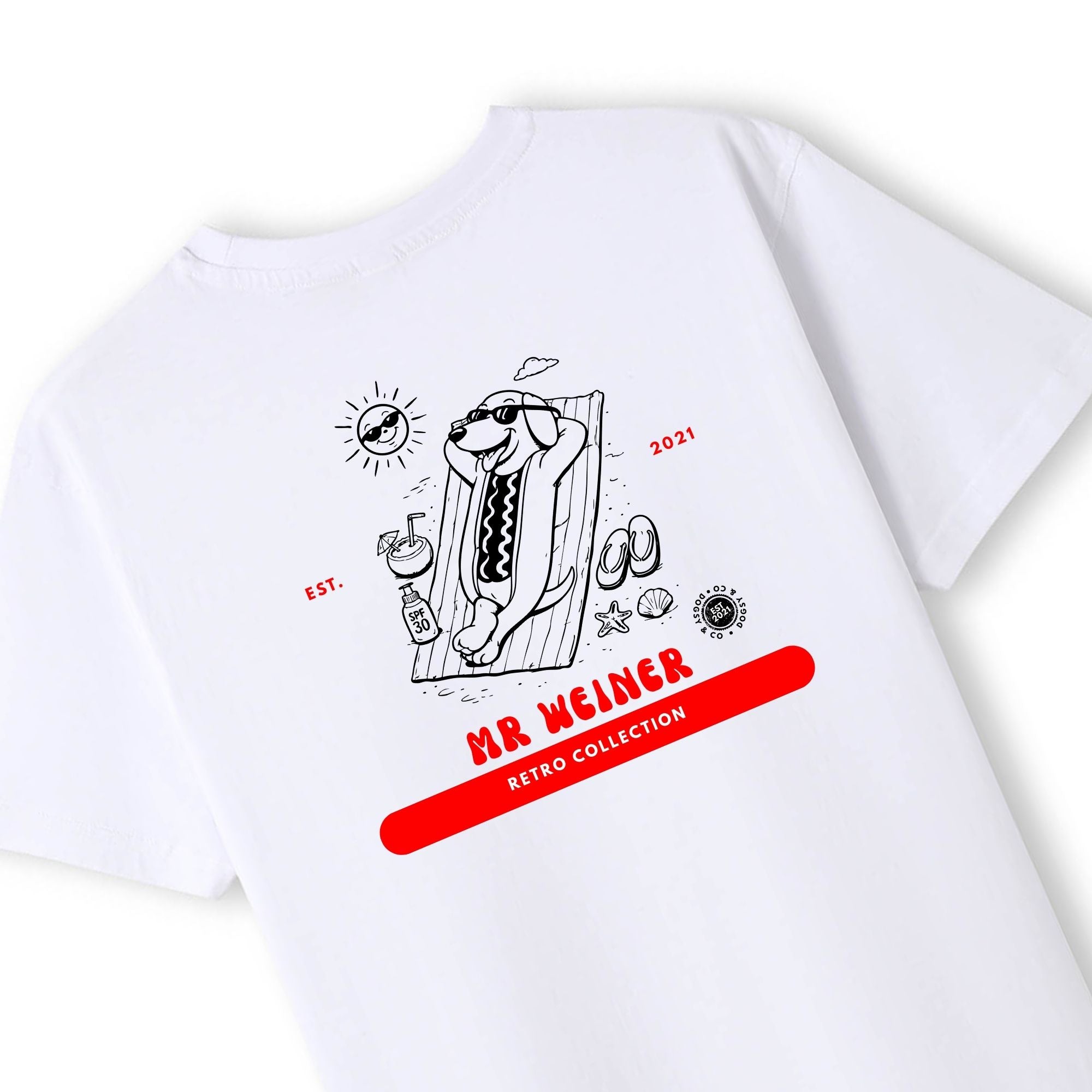 Mr Weiner Sunbakes™ Funny Dachshund T‑Shirt