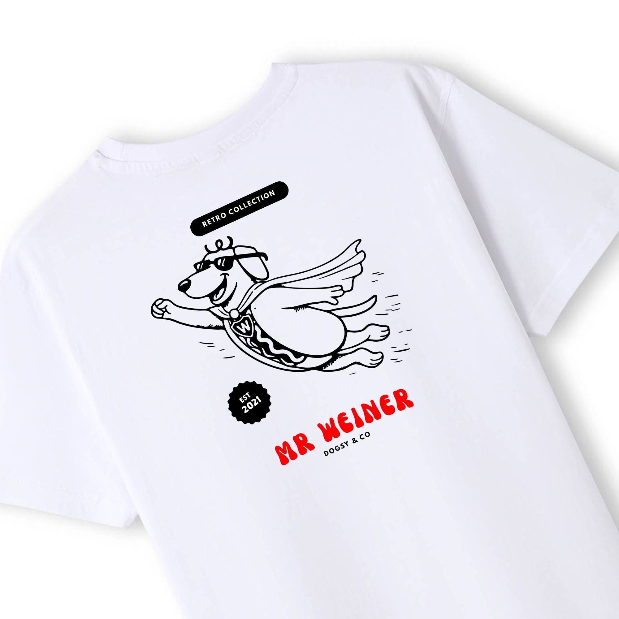 Mr Weiner Superhero™ Funny Dachshund T‑Shirt