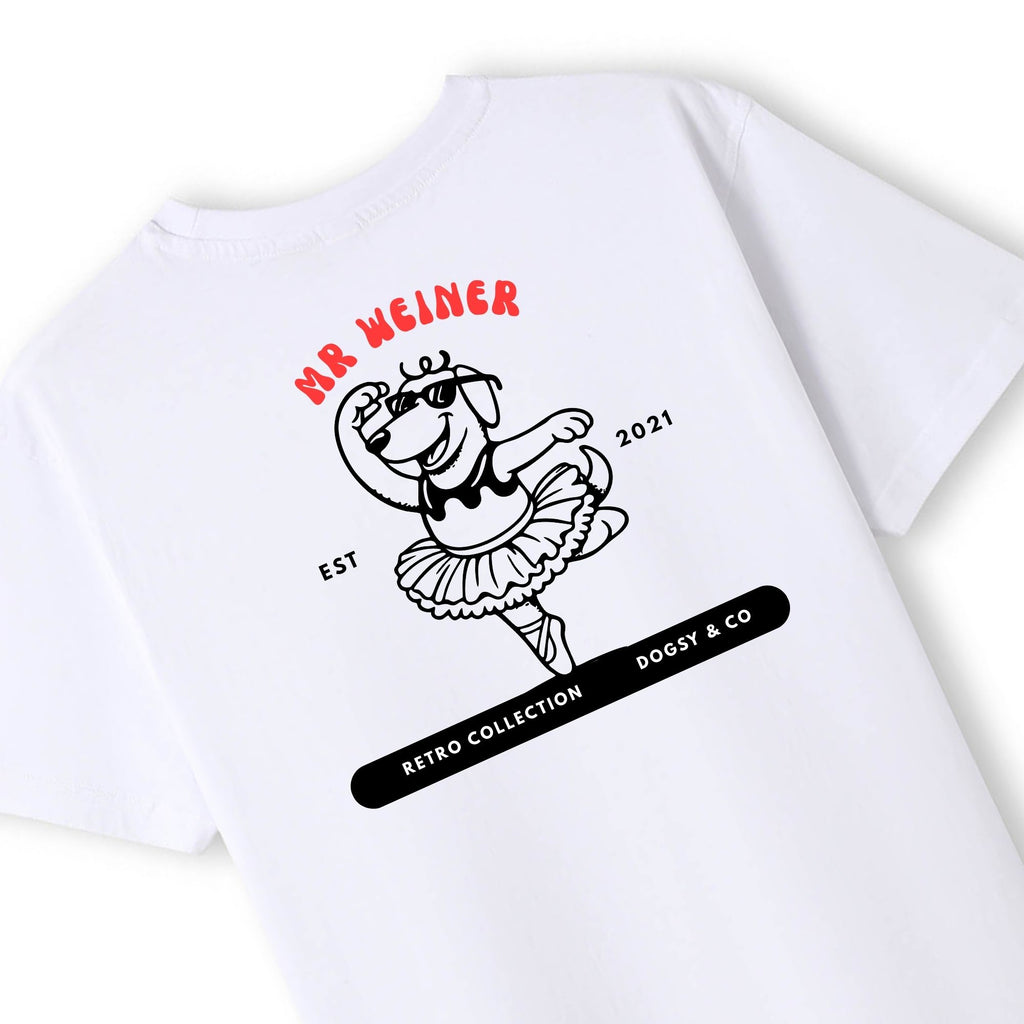 Mr Weiner The Ballerina™ Funny Dachshund T‑Shirt
