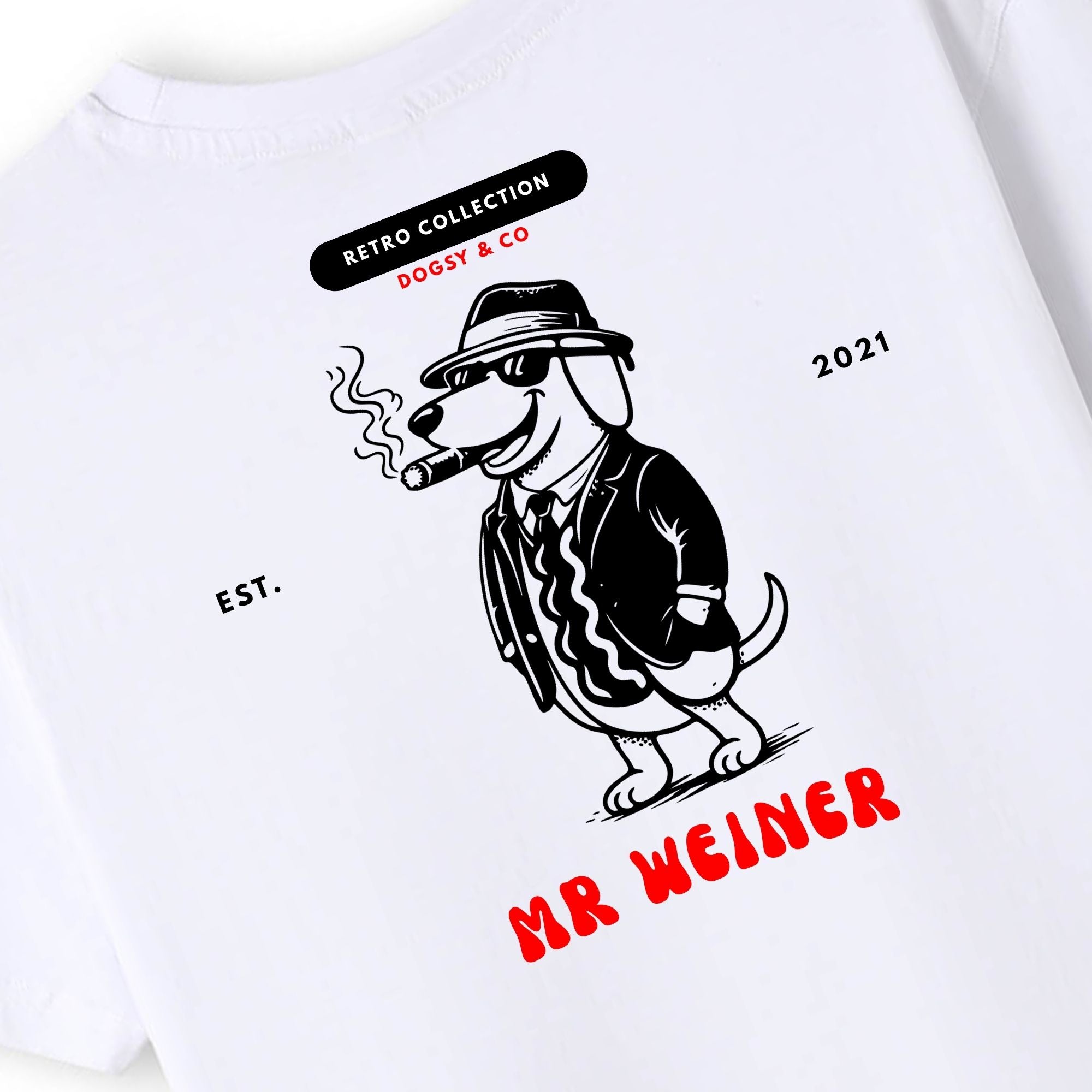 Mr Weiner Is his Sunday Best™ Funny Dachshund T‑Shirt