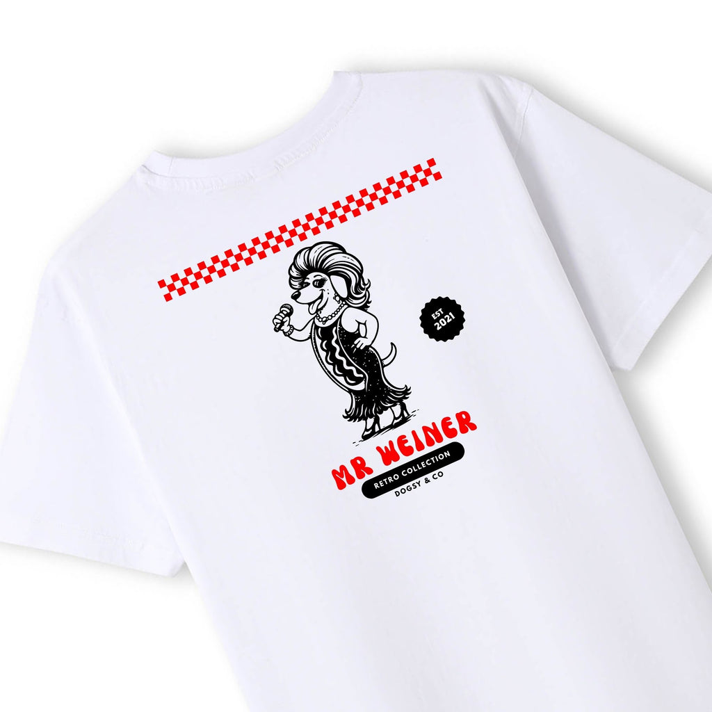 Mr Weiner In Drag™ Funny Dachshund T‑Shirt