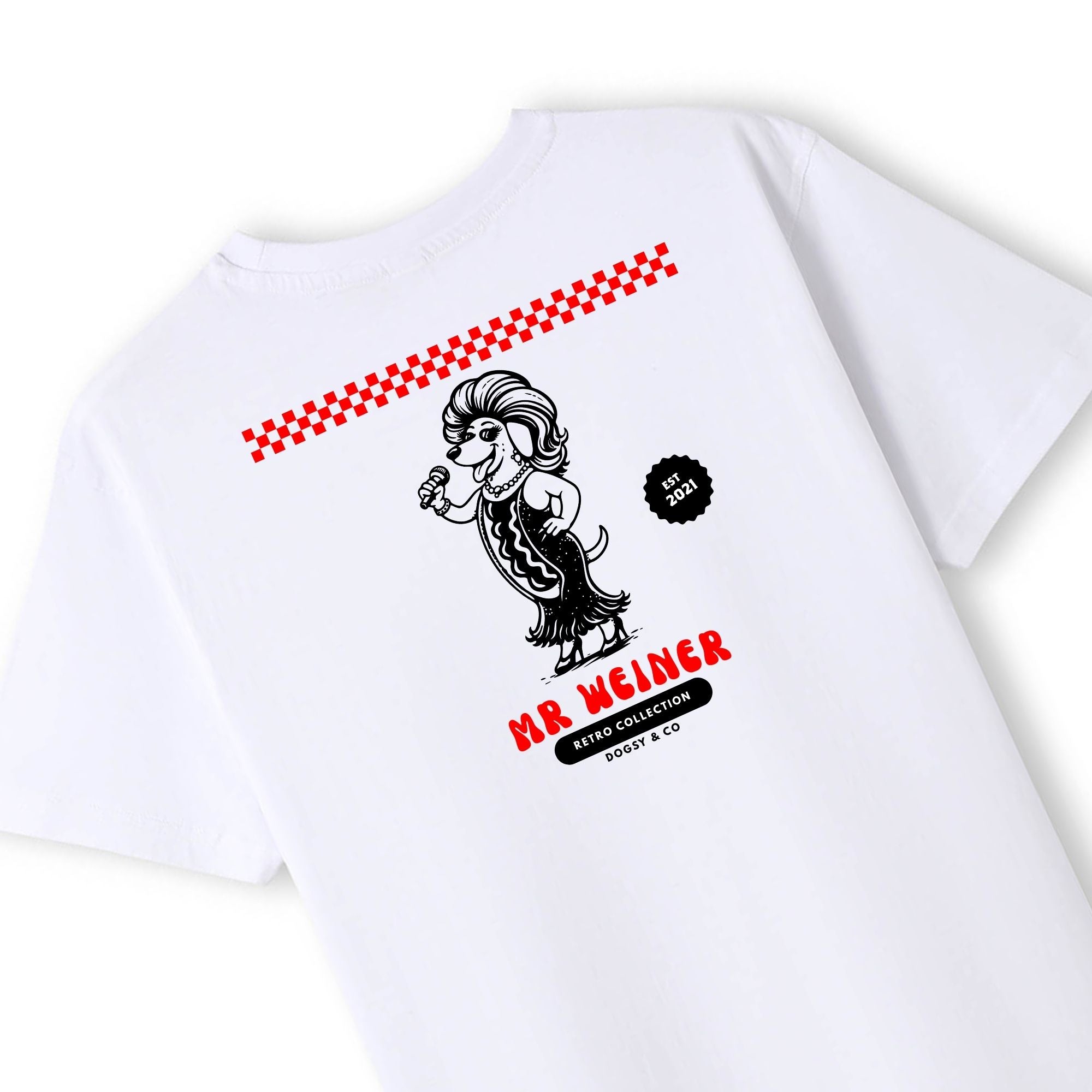 Mr Weiner In Drag™ Funny Dachshund T‑Shirt