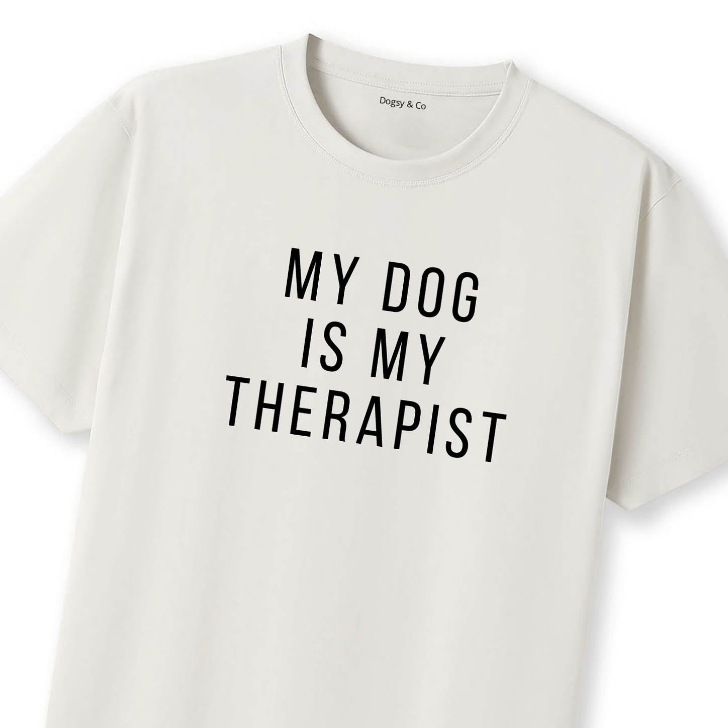 My Dog Is My Therapist T-Shirt - image 8