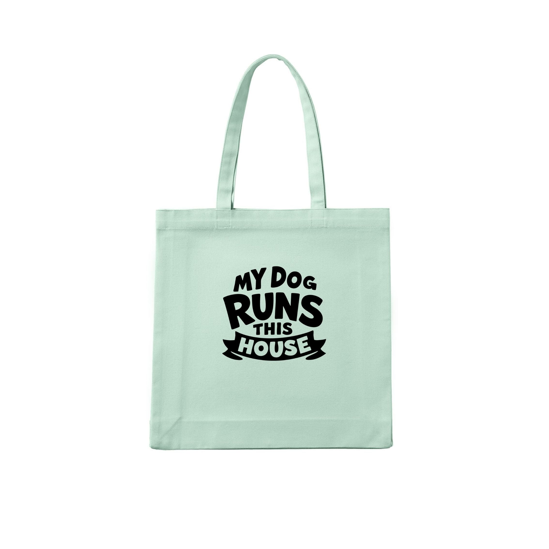My Dog Runs This House Tote Bag - alternate view