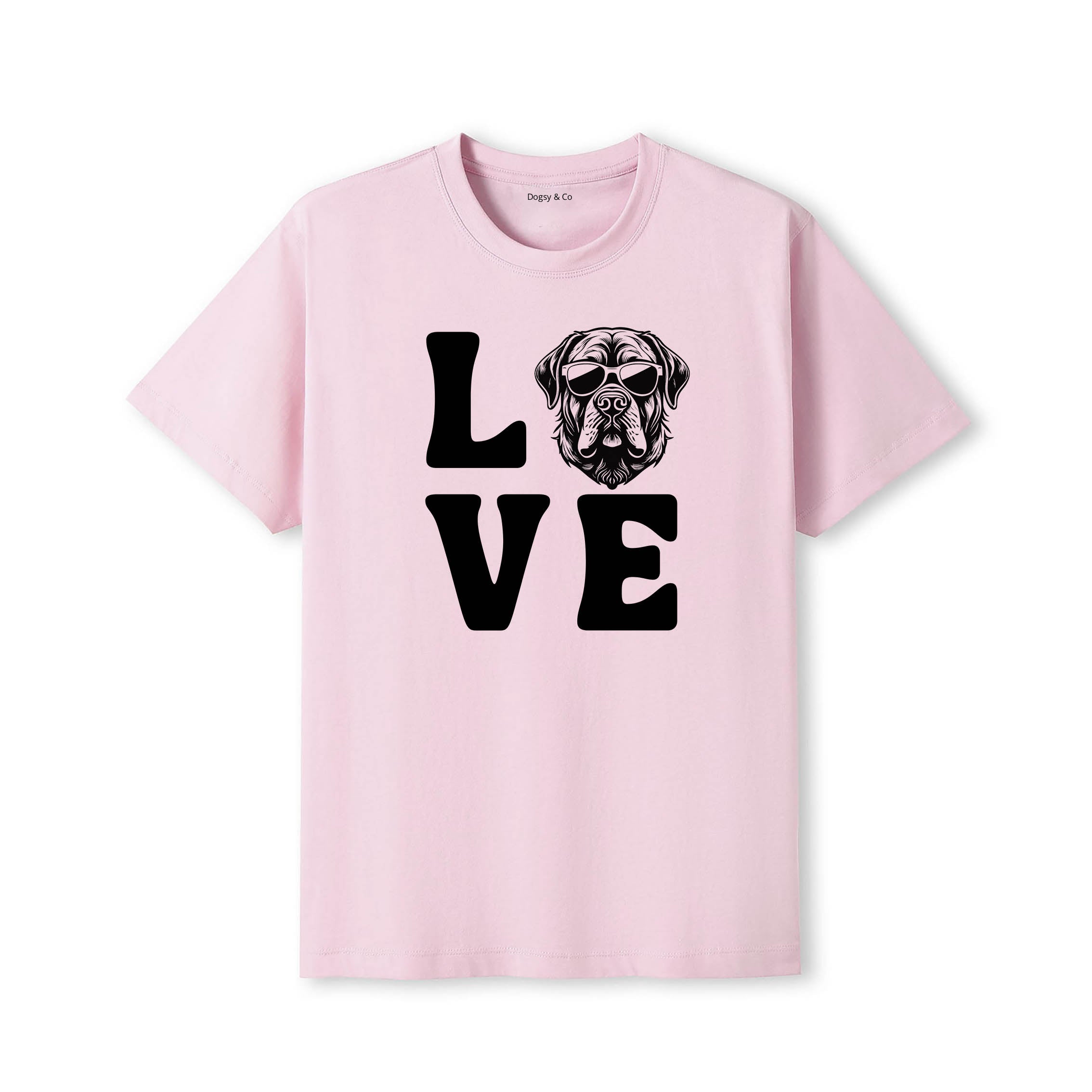 Neapolitan Mastiff LOVE DOGS Tshirt - Pink