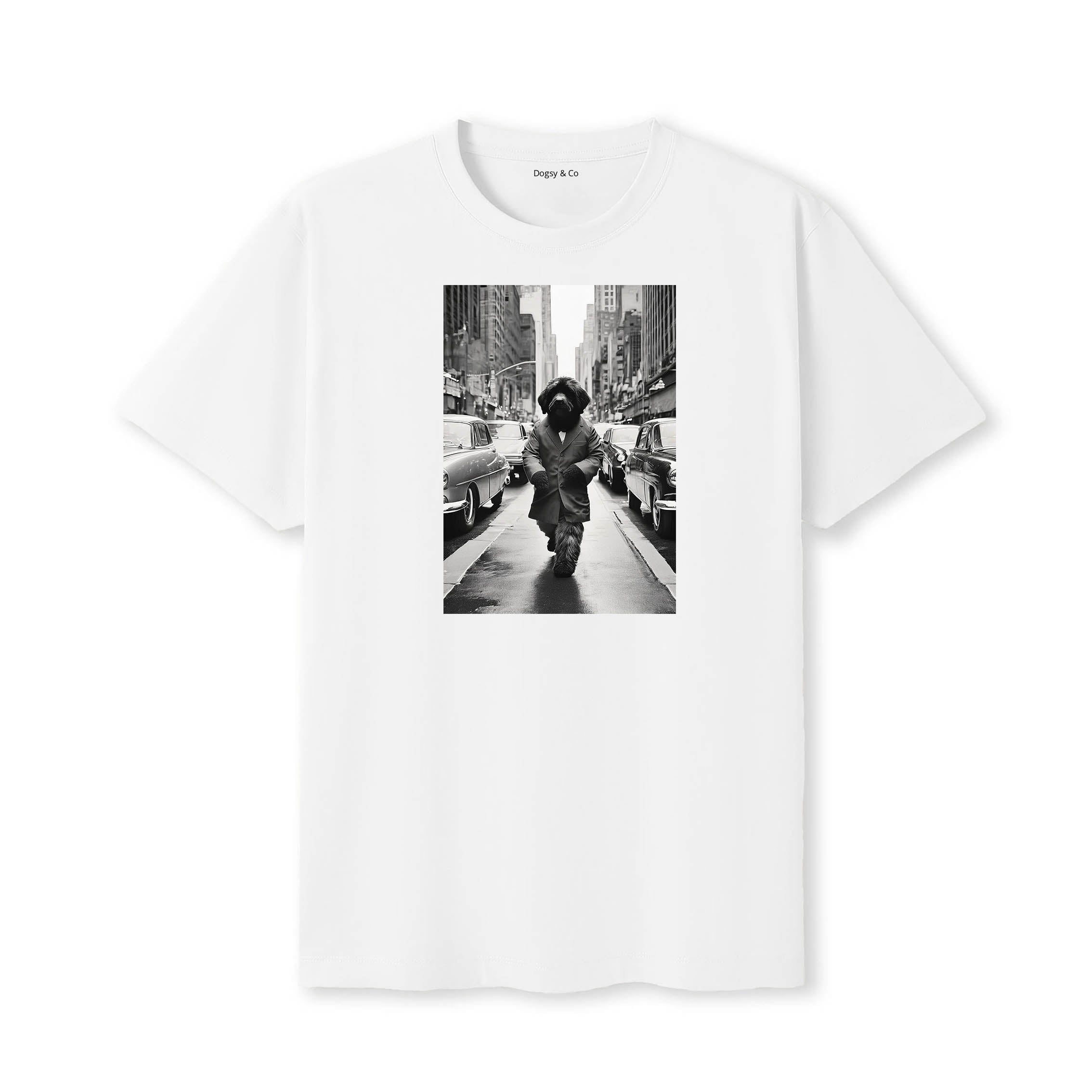 Newfoundland Dogsy Dean T-Shirt White
