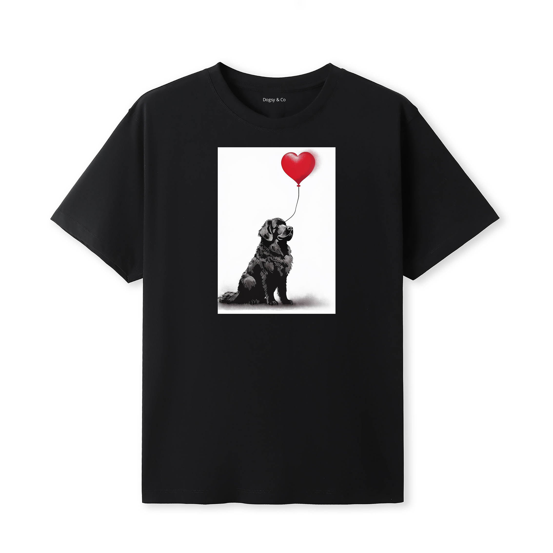 Newfoundland 1 Dogsy T-Shirt Black