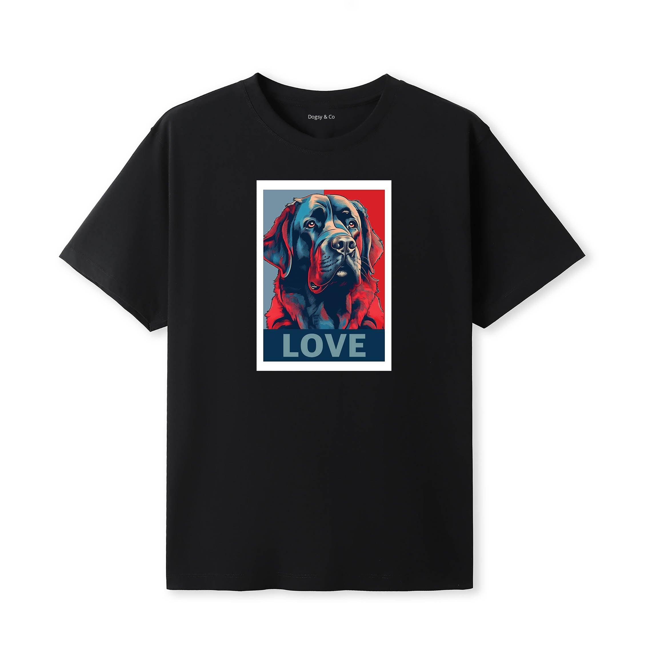 Newfoundland Love Pop Art T-Shirt V1