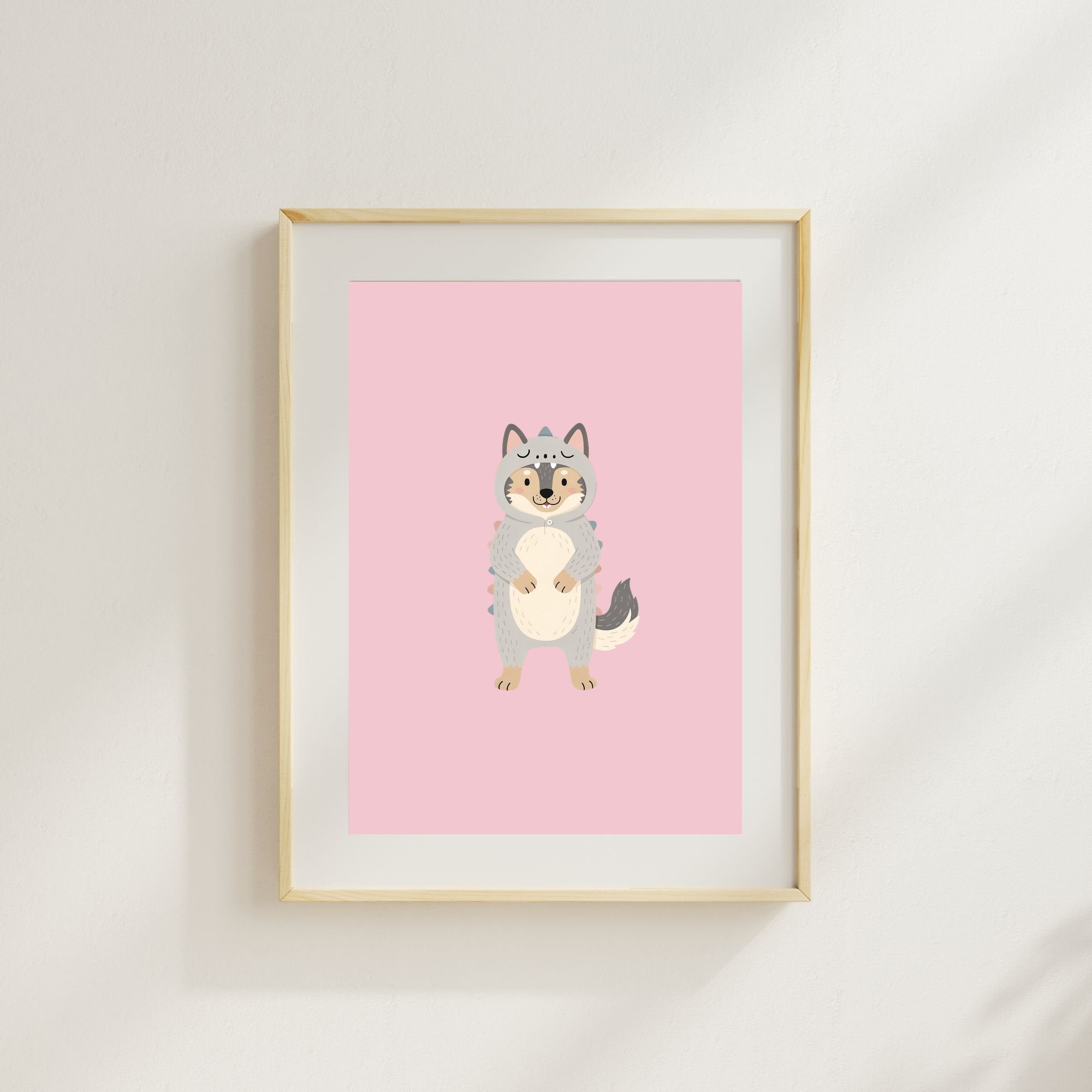 Norwegian Elkhound Kids Nursery Wall Art Print Bundle — 22 Dog Costume Designs, 5 Colours, 6 Print Sizes | Digital Download