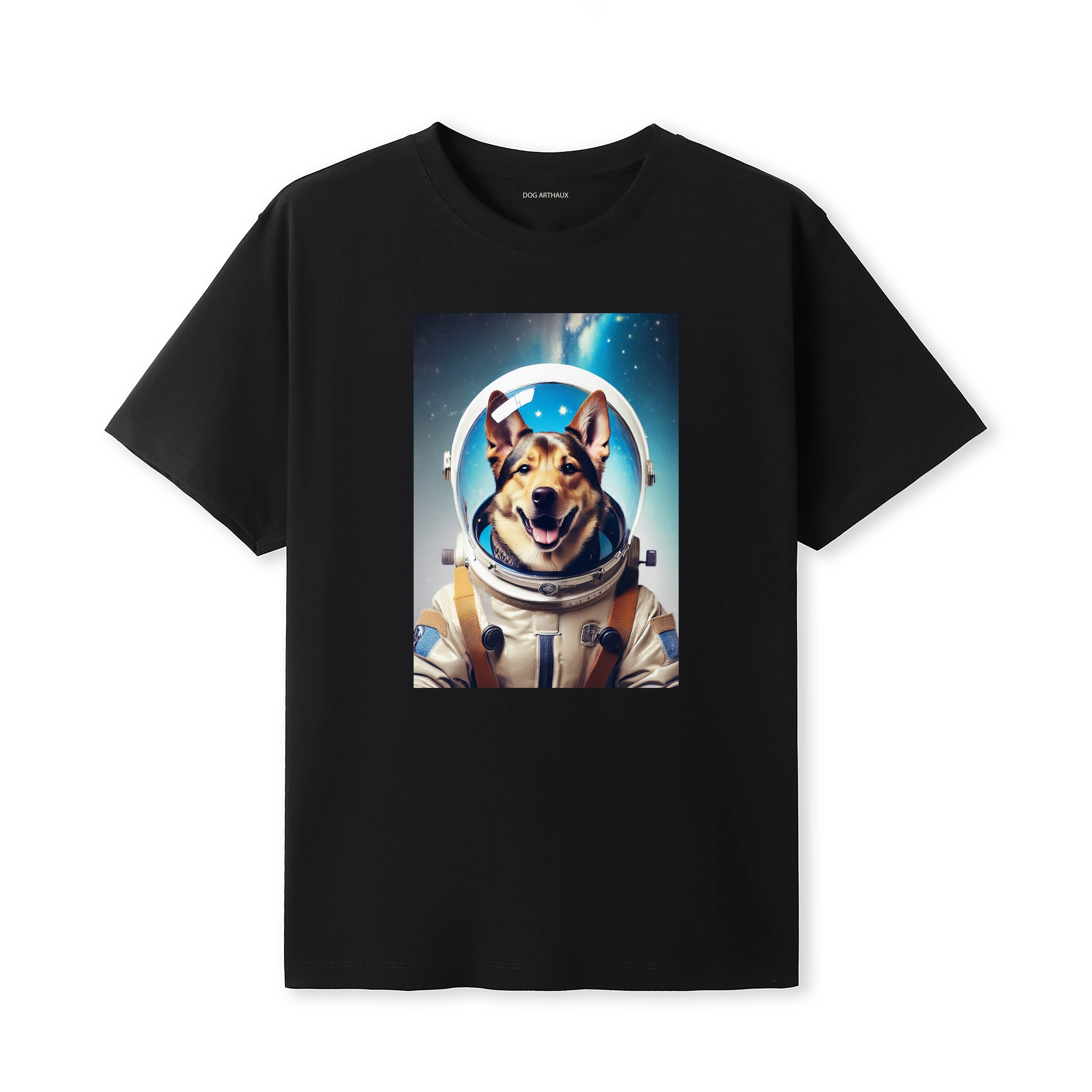 Norwegian Elkhound Astronaut Dog T-shirt
