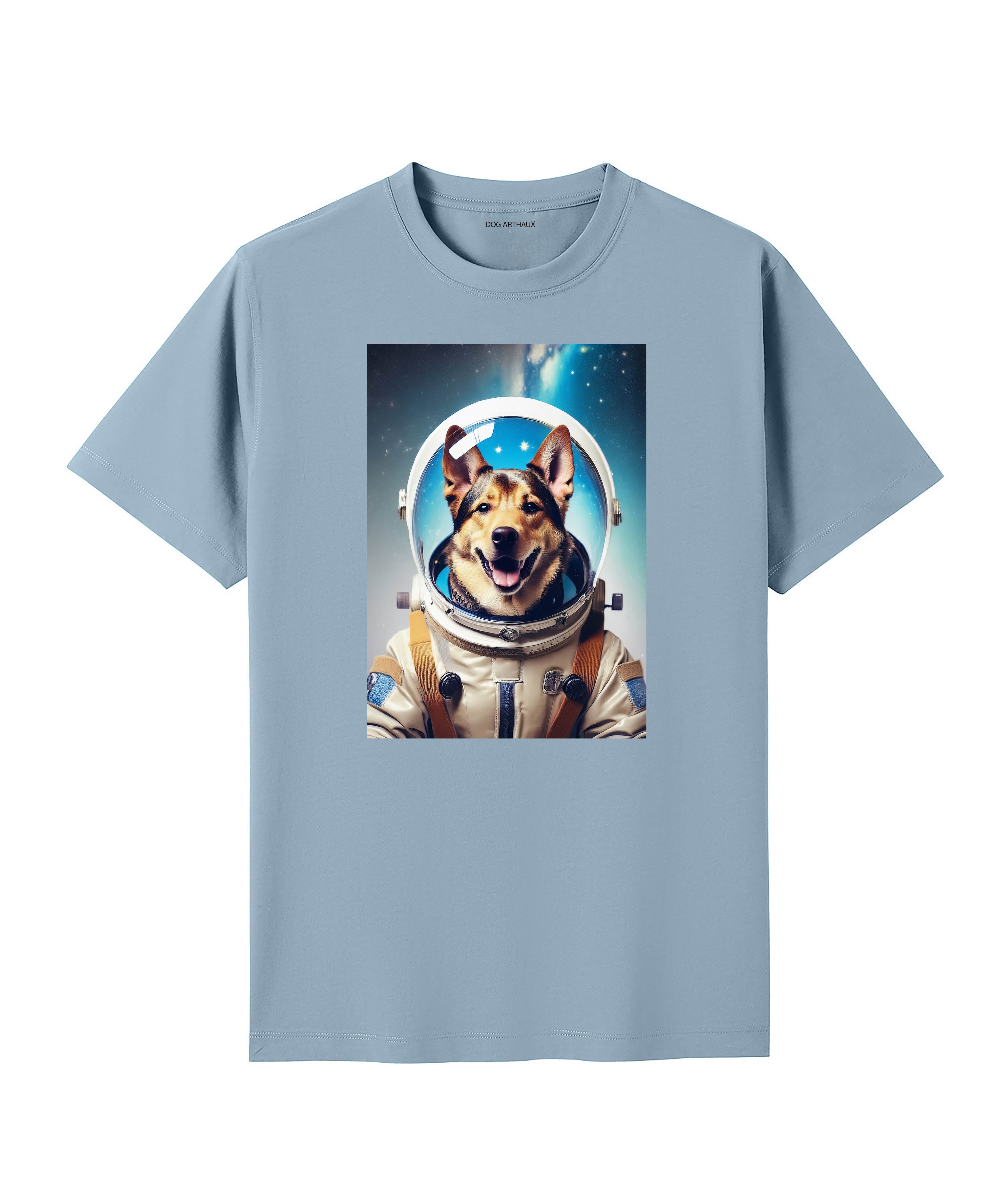 Norwegian Elkhound Astronaut Dog T-shirt