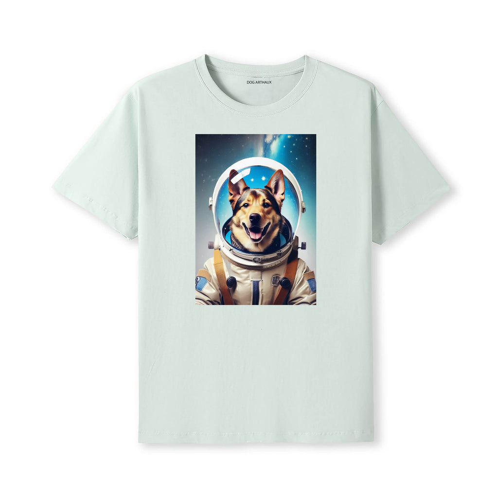 Norwegian Elkhound Astronaut Dog T-shirt - alternate view