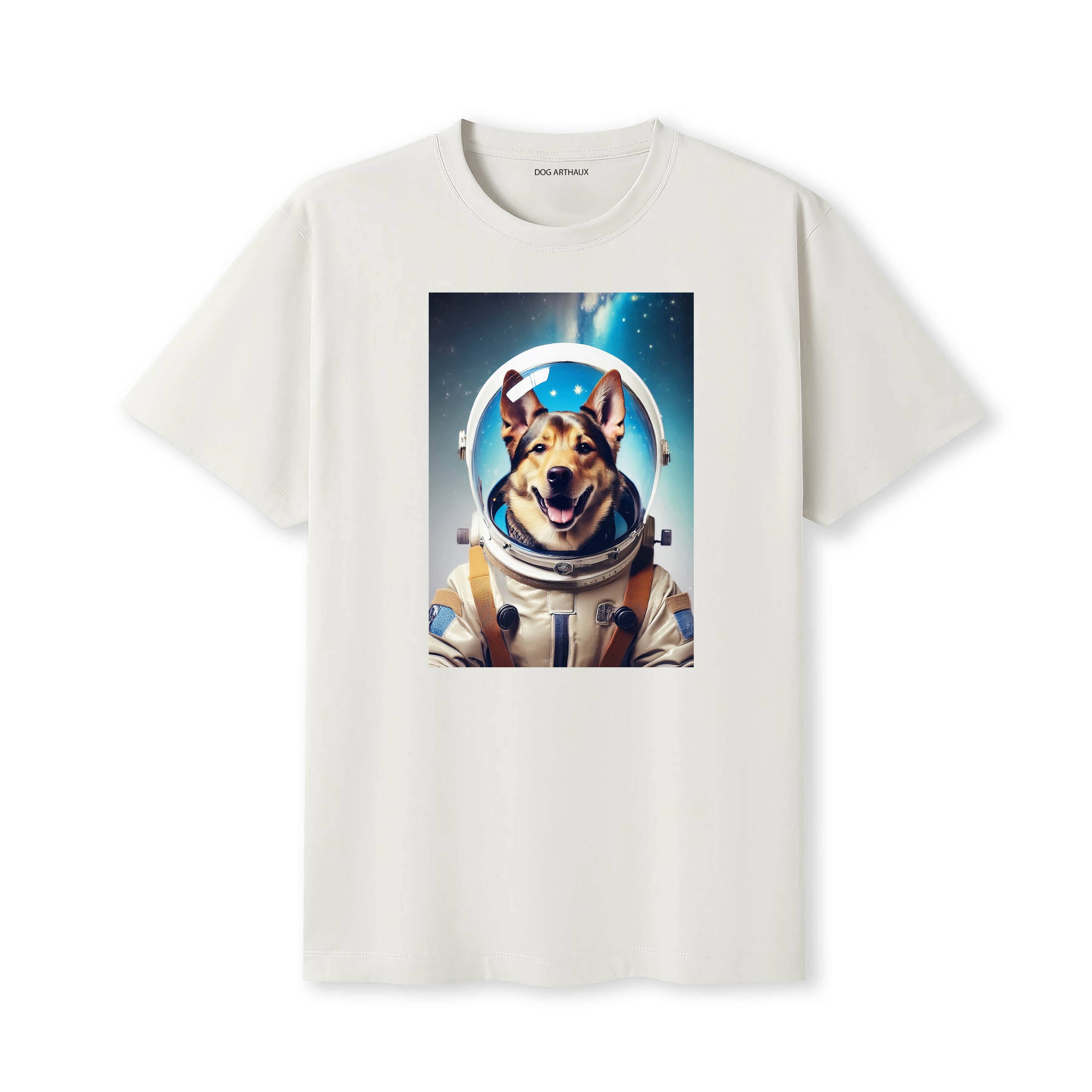 Norwegian Elkhound Astronaut Dog T-shirt