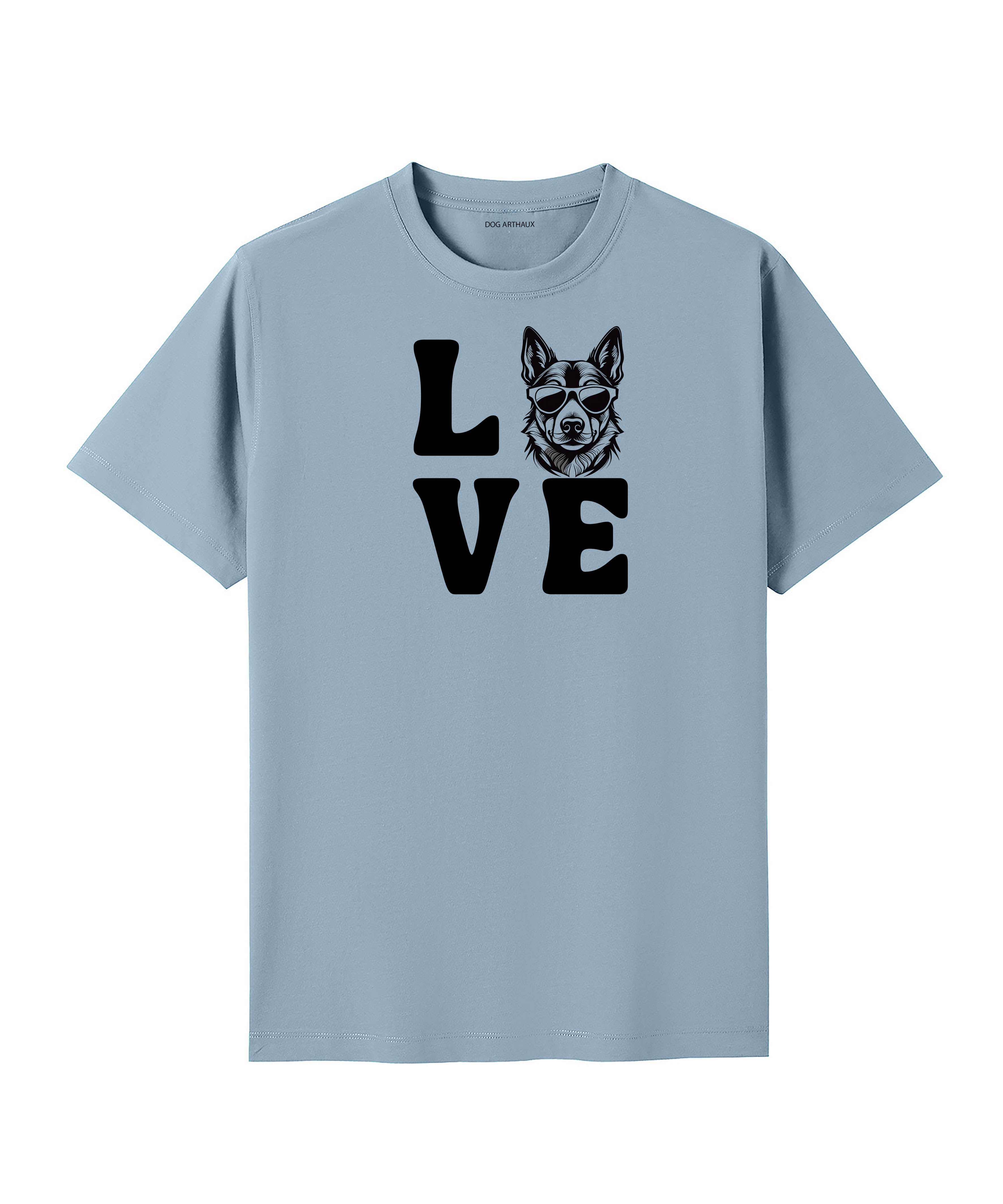 Norwegian Elkhound LOVE DOGS Tshirt