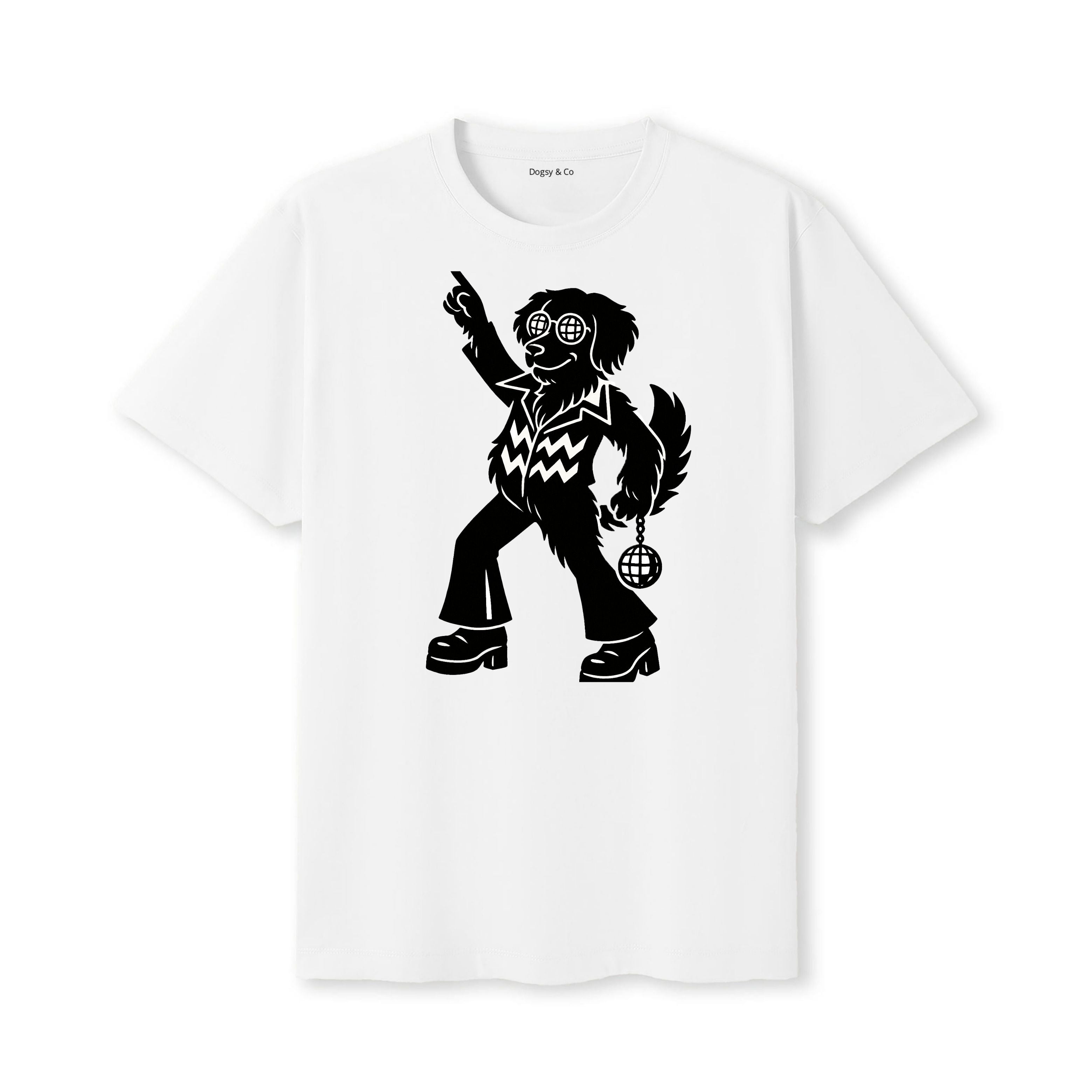 Nova Scotia Duck Tolling Retriever Disco Doggo T-Shirt - alternate view