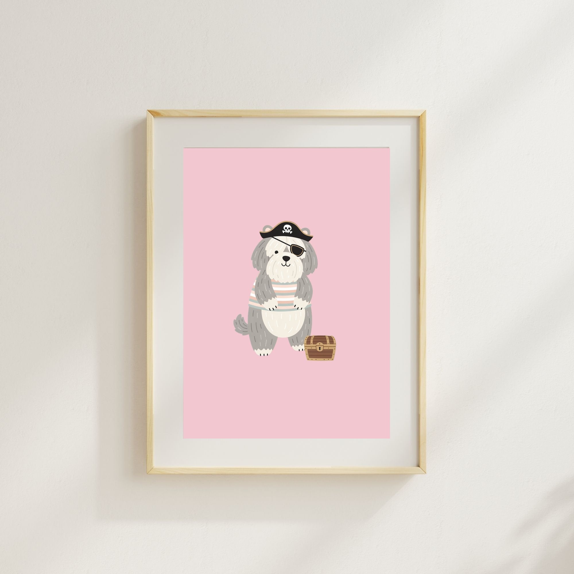 Old English Sheepdog Kids Nursery Wall Art Print Bundle — 22 Dog Costume Designs, 5 Colours, 6 Print Sizes | Digital Download