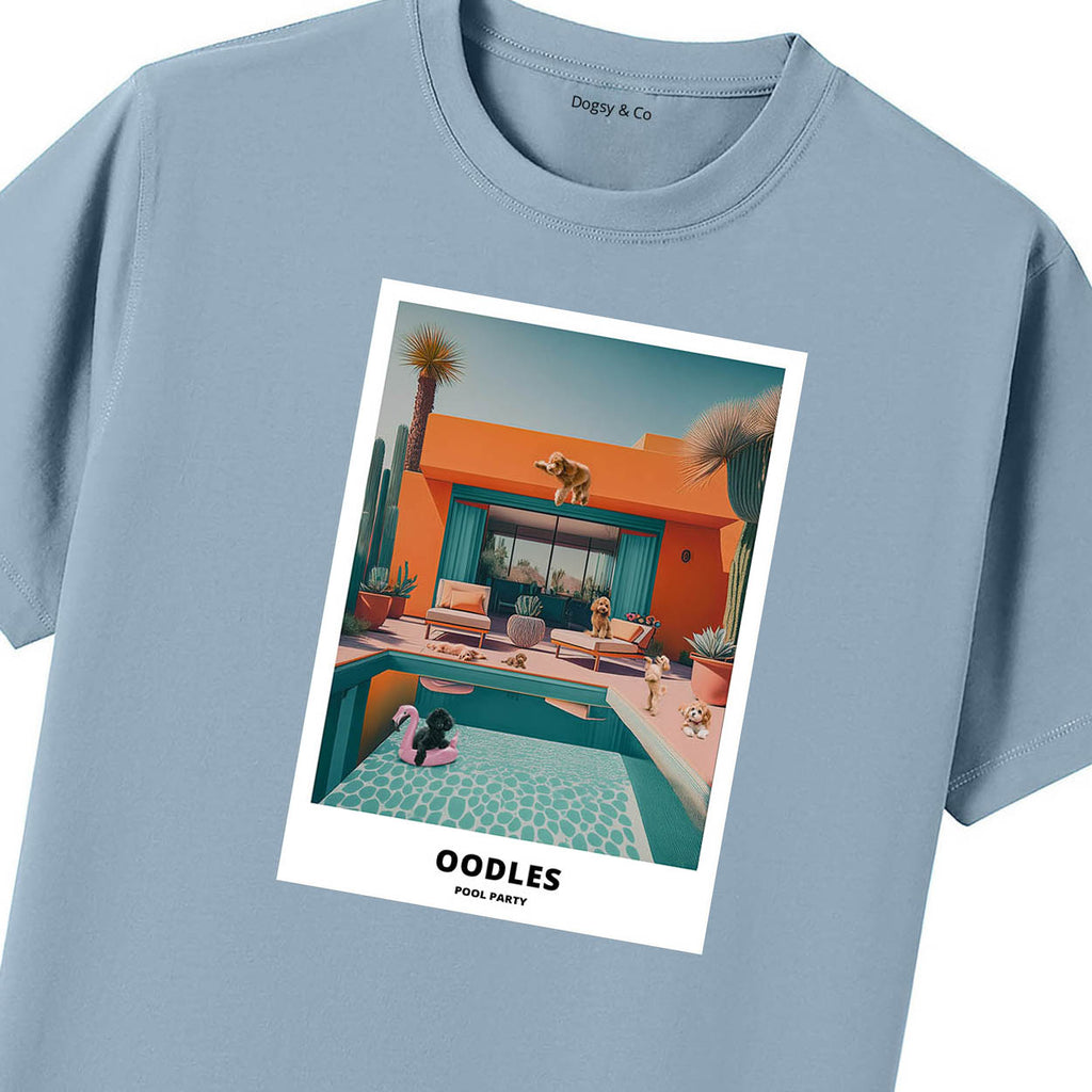 Oodles Poodles Cavoodles Doodle all Oodles Pool Party T-shirt