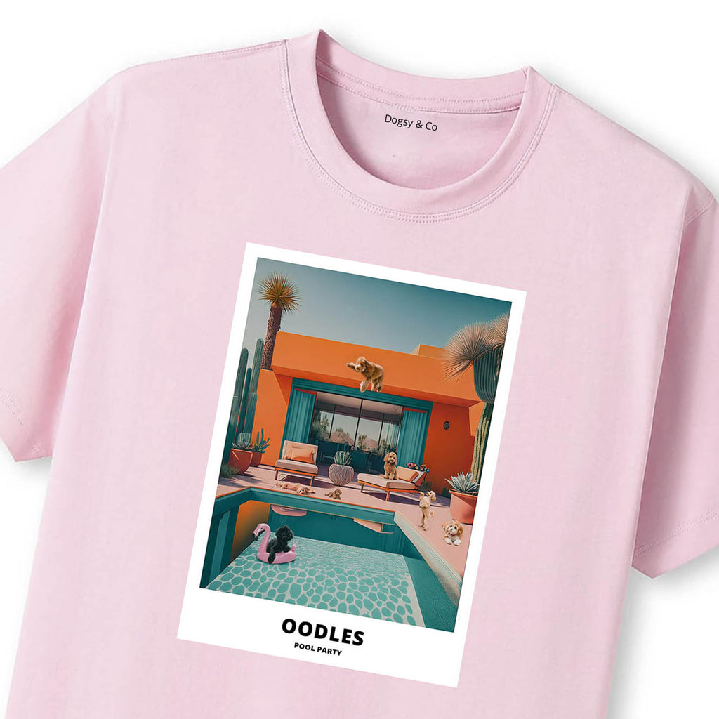Oodles Poodles Cavoodles Doodle all Oodles Pool Party T-shirt