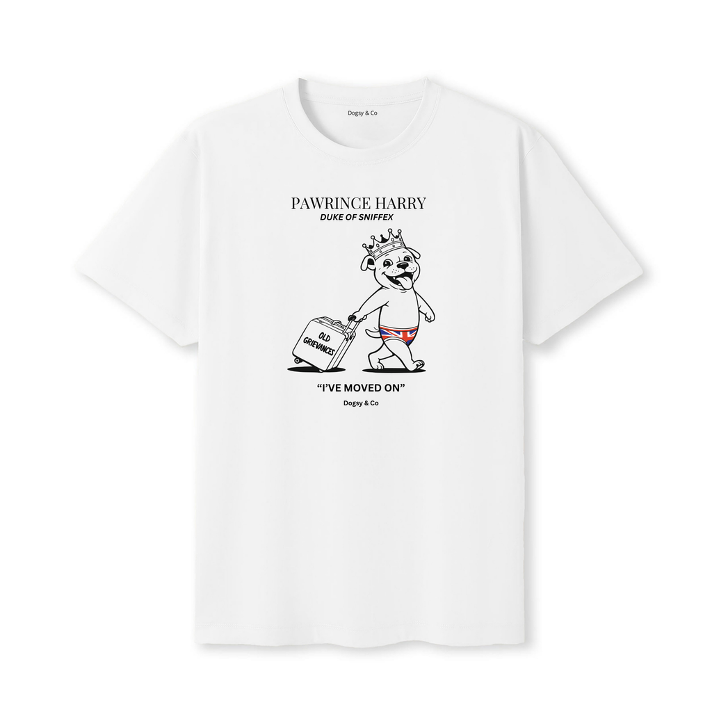 Pawrince Harry: Duke of Sniffex Tee - I'Ve Moved On