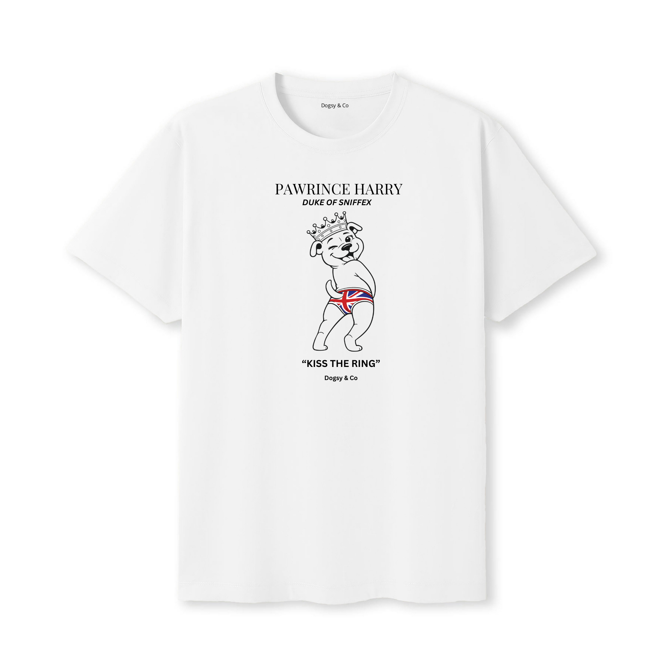 Pawrince Harry: Duke of Sniffex Tee - Kiss The Ring