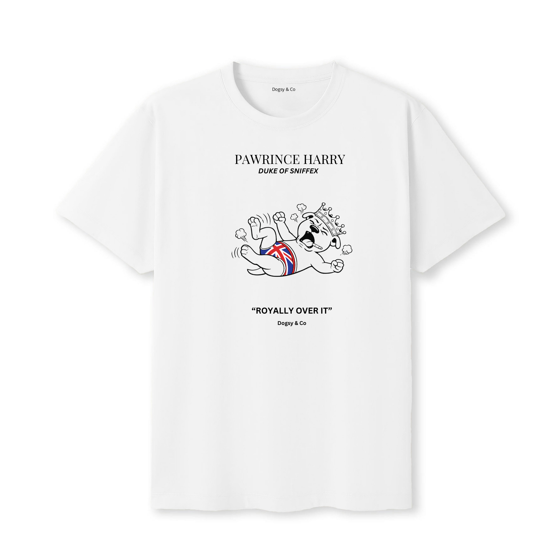 Pawrince Harry: Duke of Sniffex Tee - Royally Over It