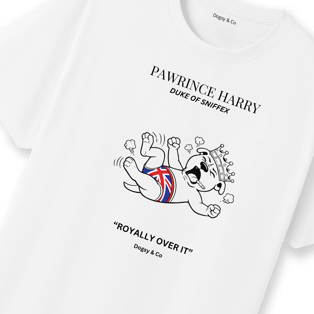 Pawrince Harry: Duke of Sniffex Tee - Royally Over It