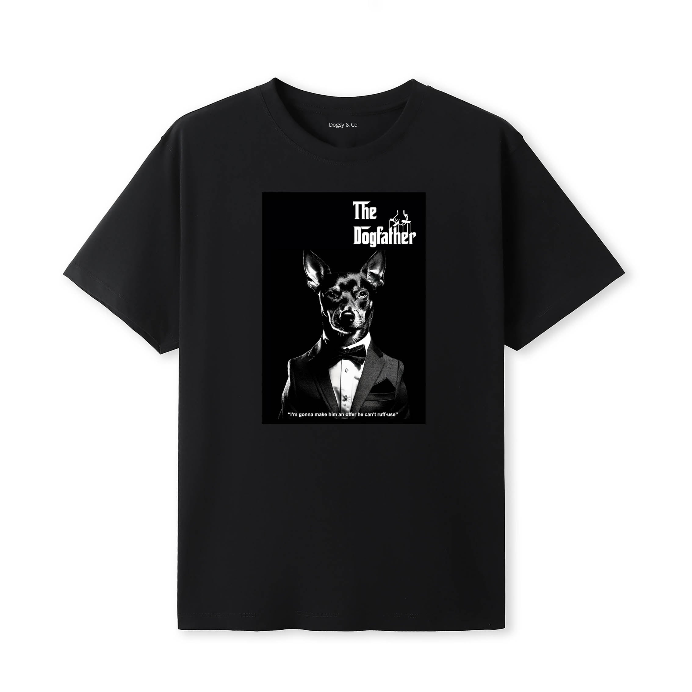Pinscher Dogfather T-Shirt Artwork