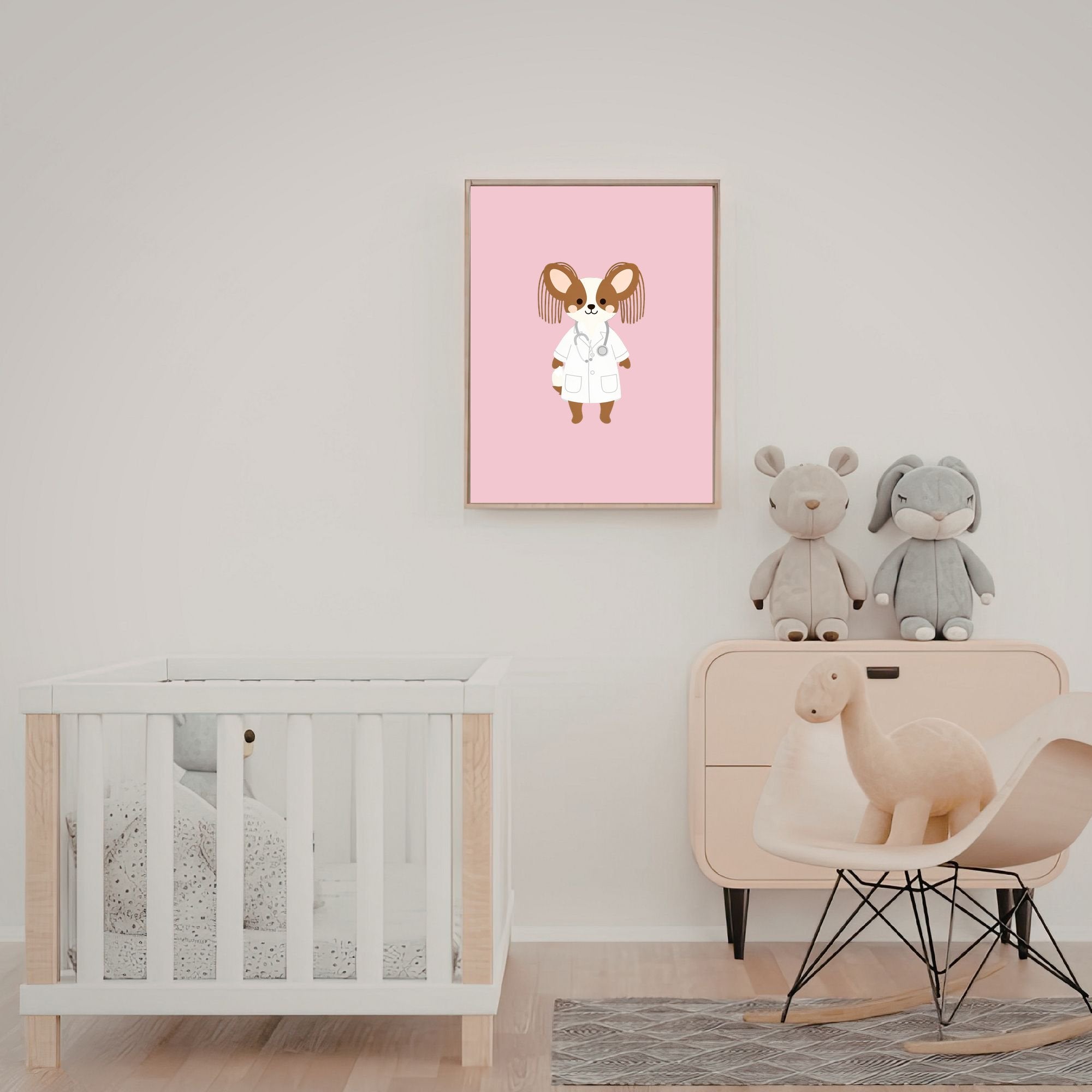 Papillon Kids Nursery Wall Art Print Bundle — 22 Dog Costume Designs, 5 Colours, 6 Print Sizes | Digital Download