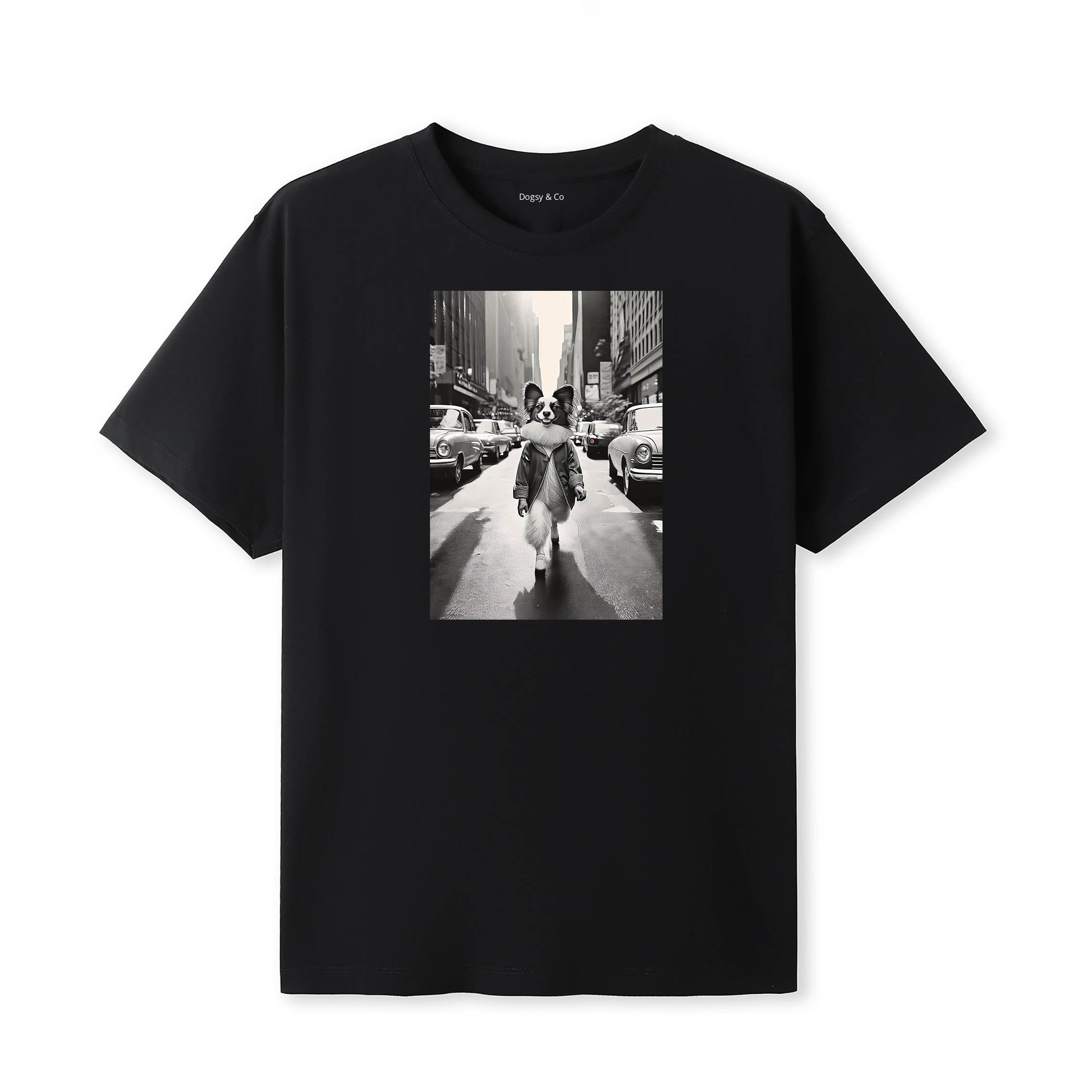 Papillon Dogsy Dean T-Shirt Black