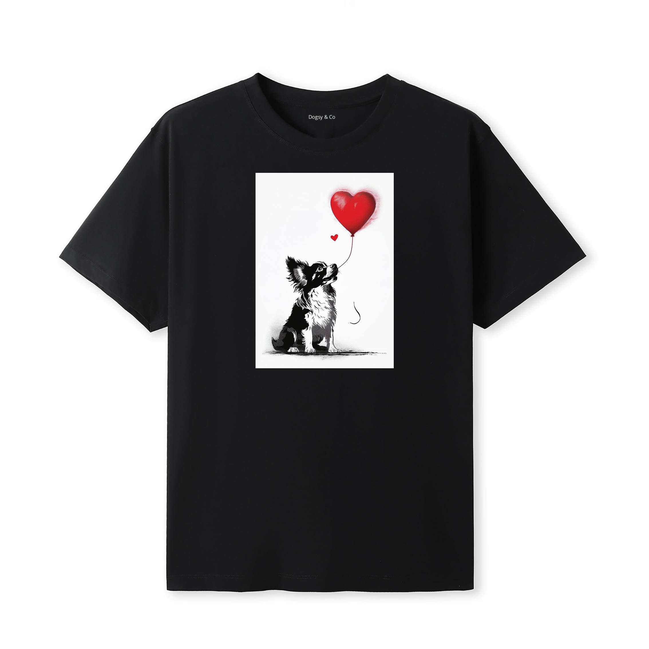 Papillon 1 Dogsy T-Shirt Black