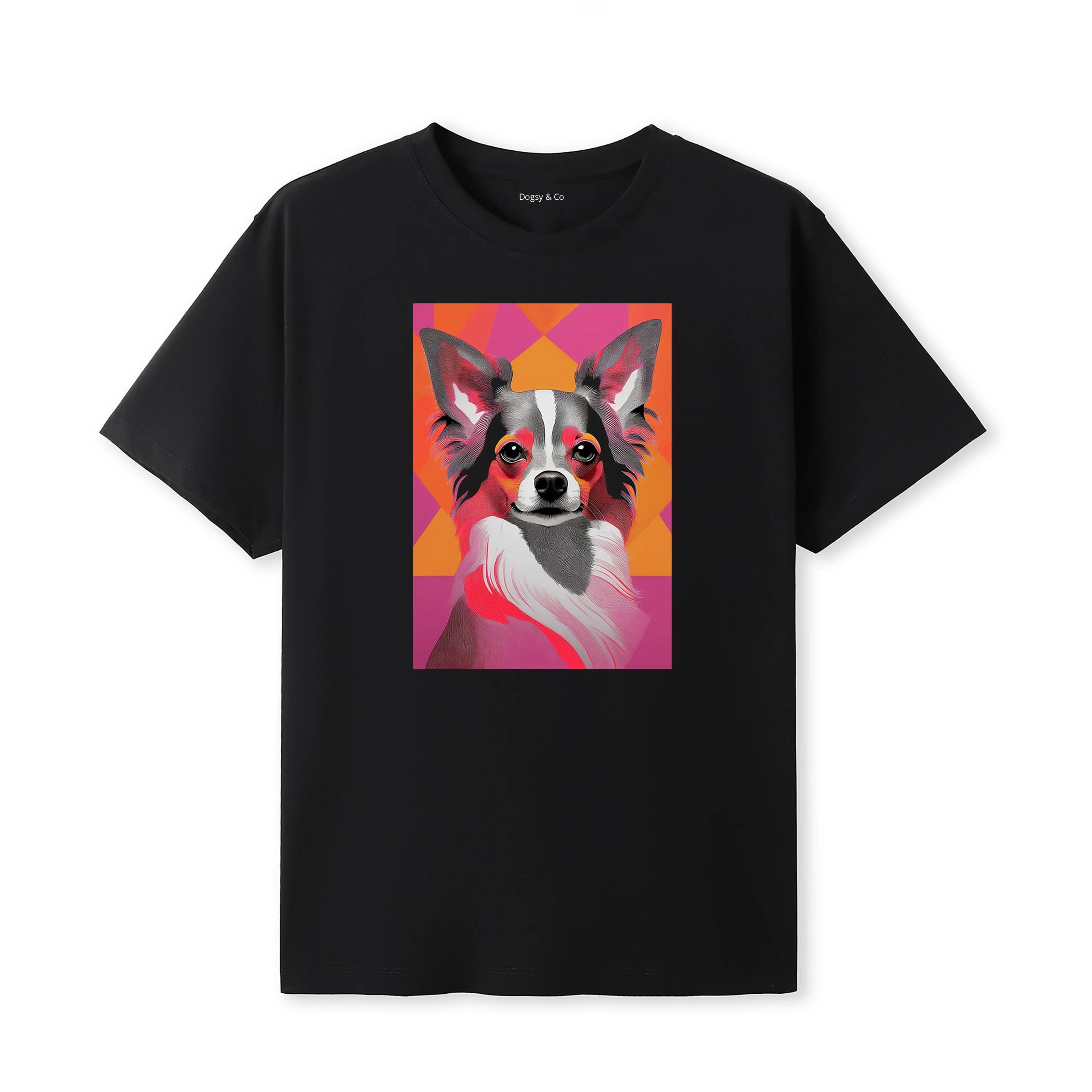 Papillon Mod Pop Dogs T-Shirt Artwork