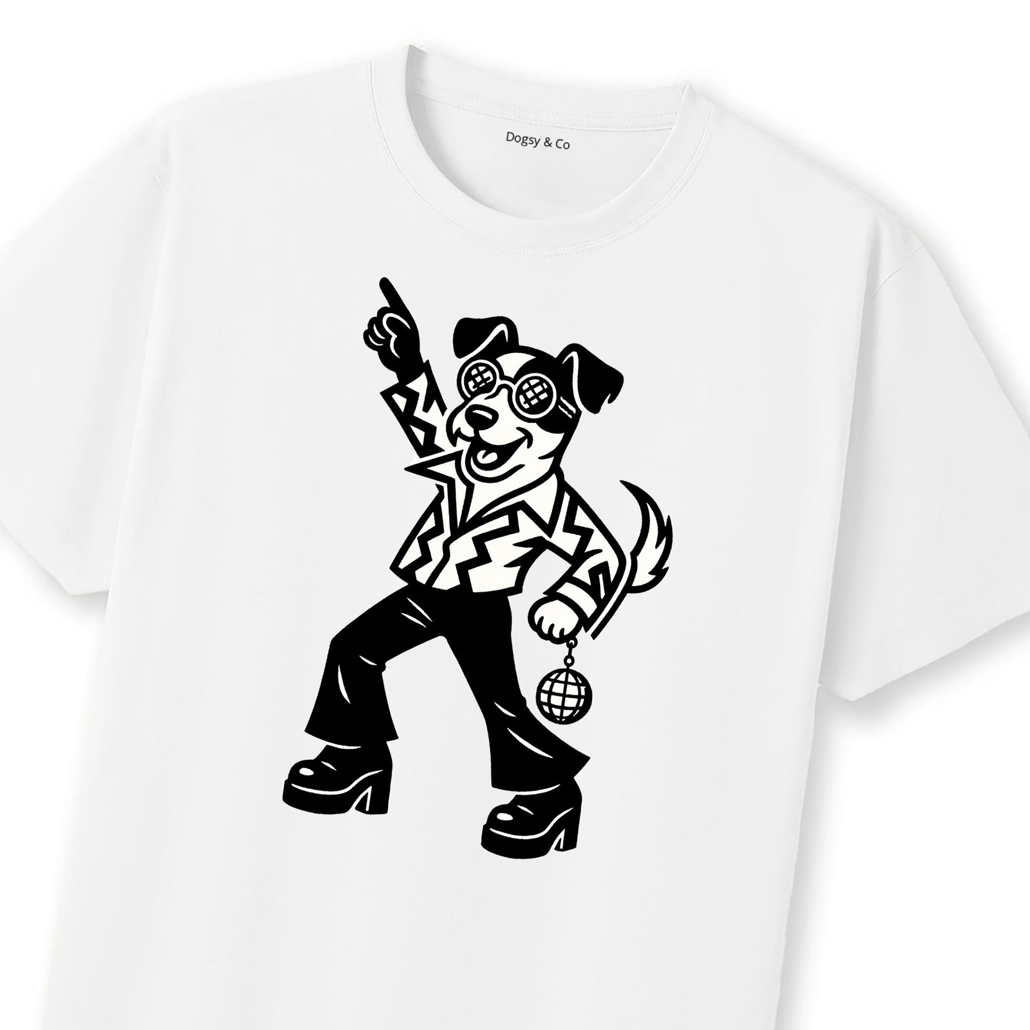 Parson Russell Terrier Disco Doggo T-Shirt | Dogsy & Co