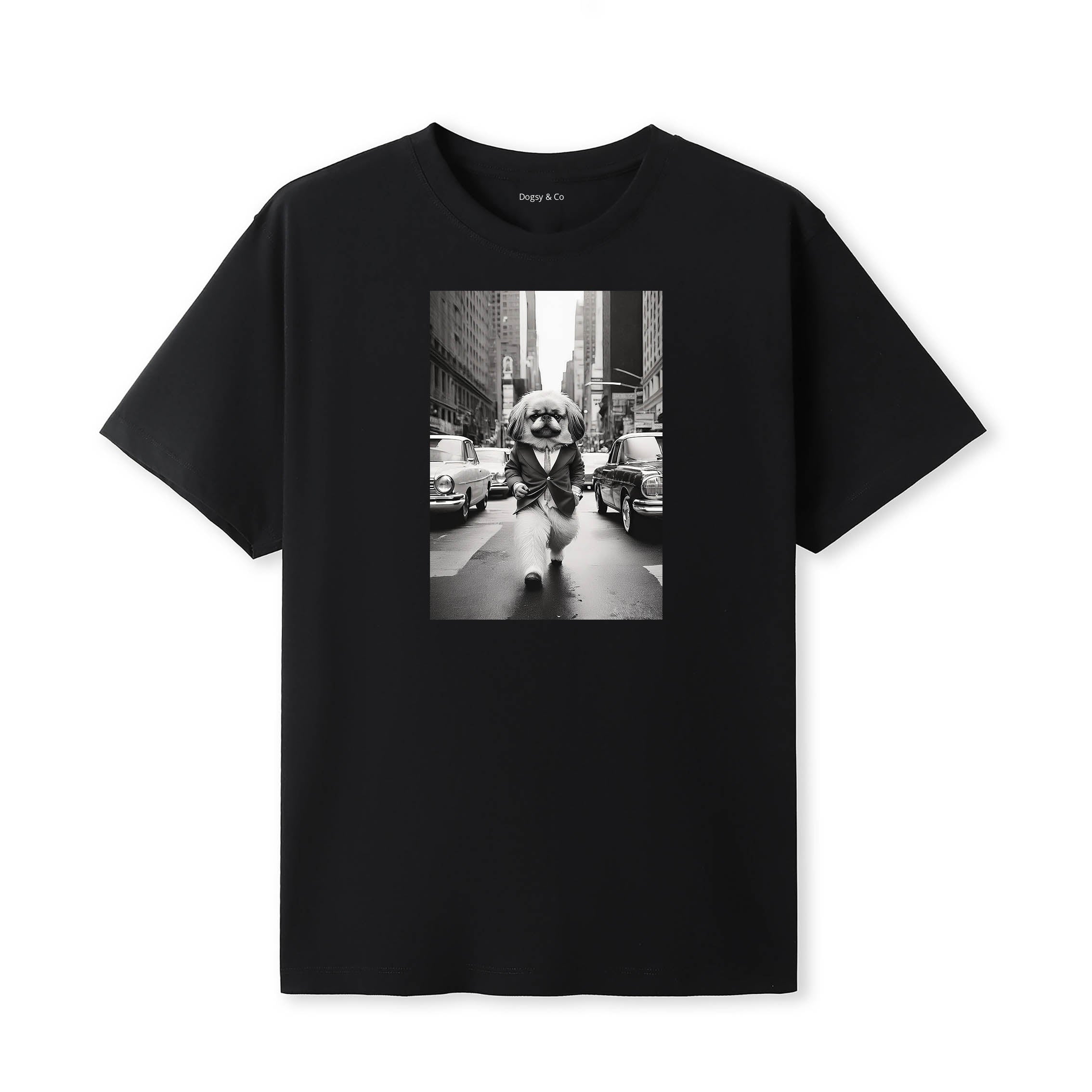 Pekingese Dogsy Dean T-Shirt Black