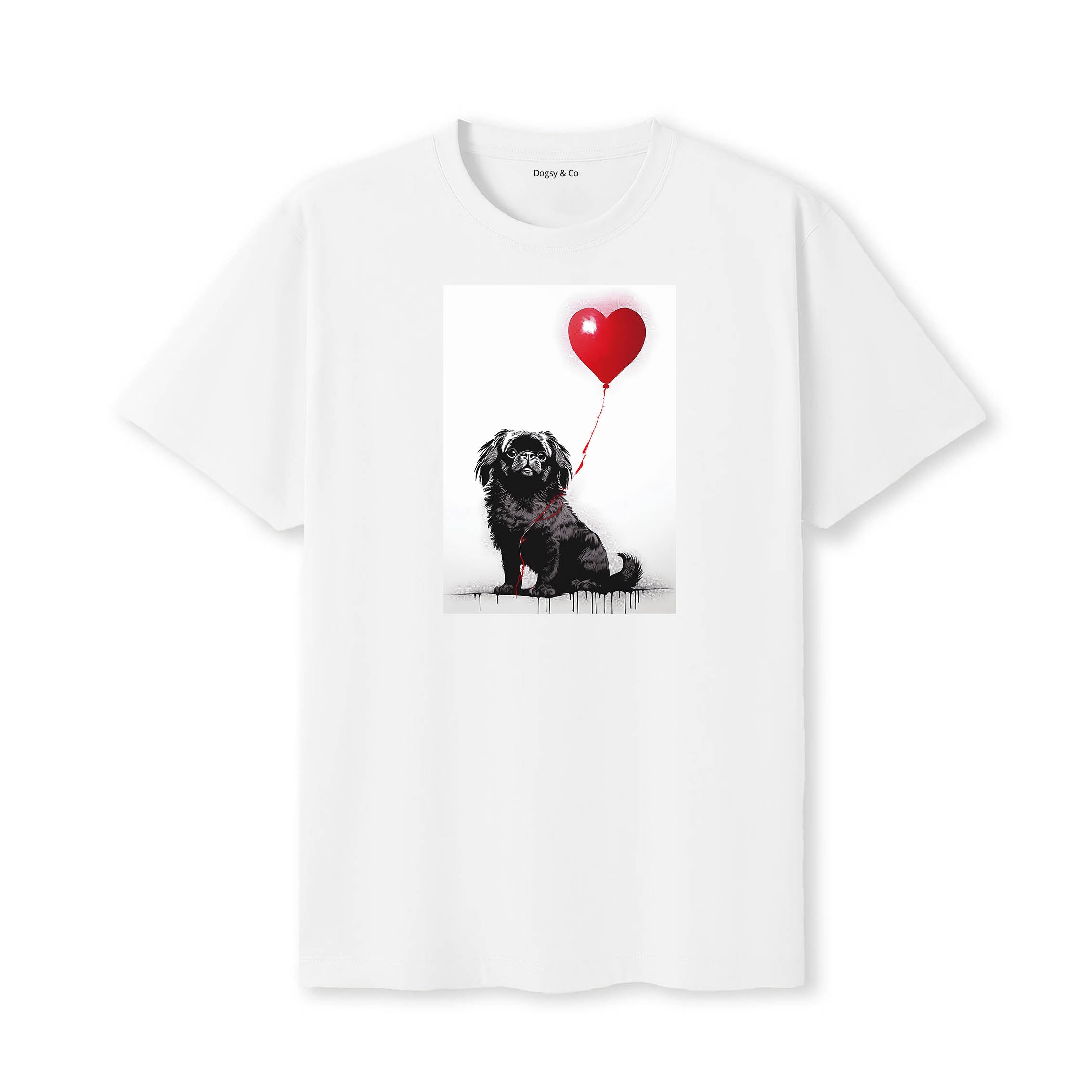 Pekingese 1 Dogsy T-Shirt White