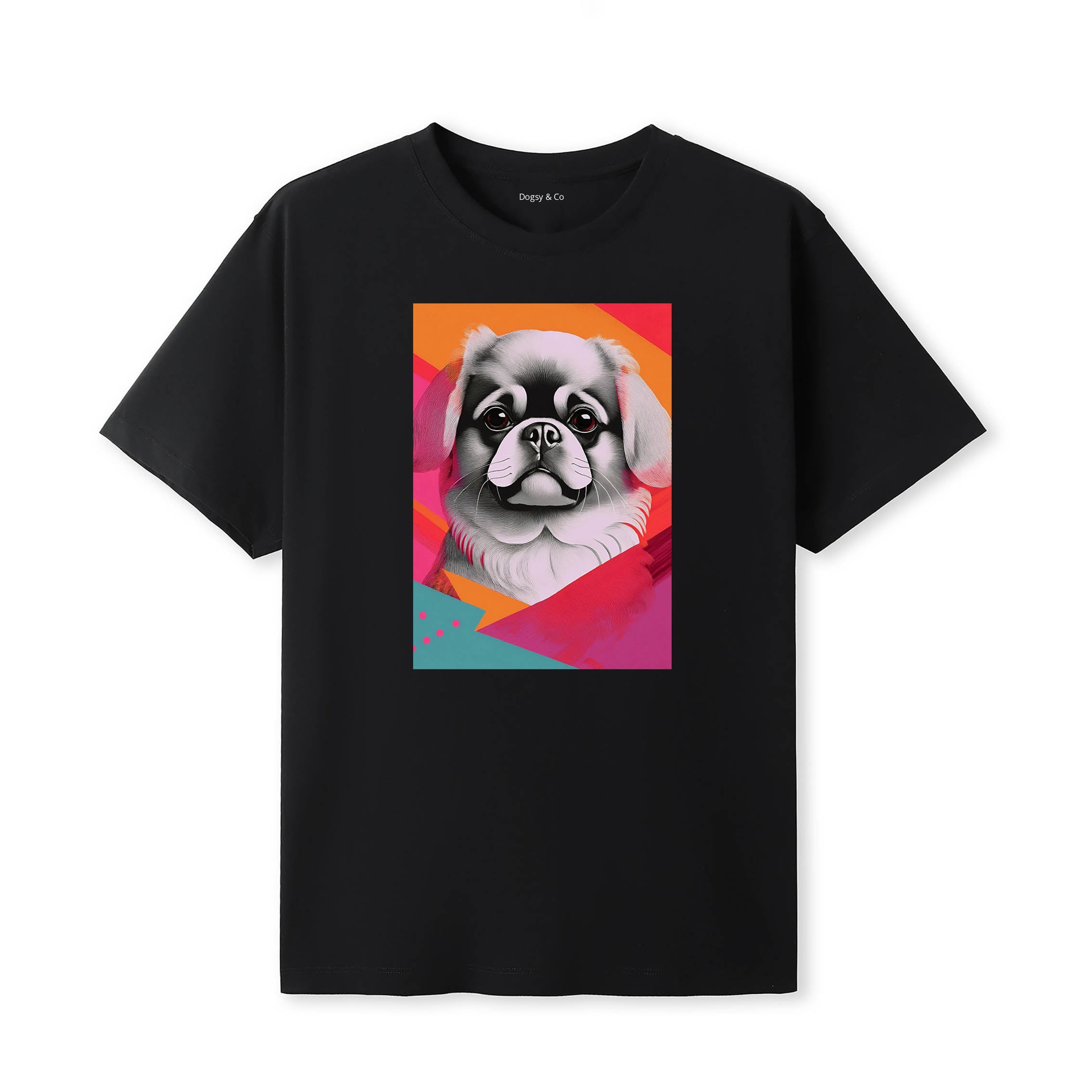 Pekingese Mod Pop Dogs T-Shirt Artwork
