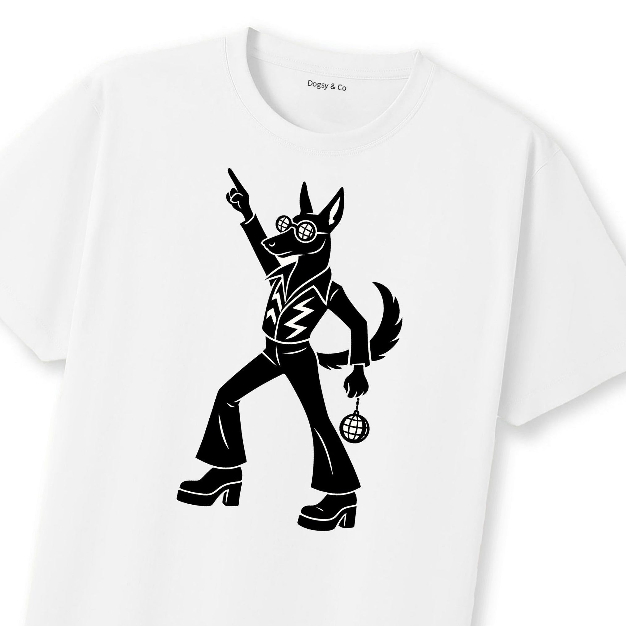 Pharaoh Hound Disco Doggo T-Shirt | Dogsy & Co