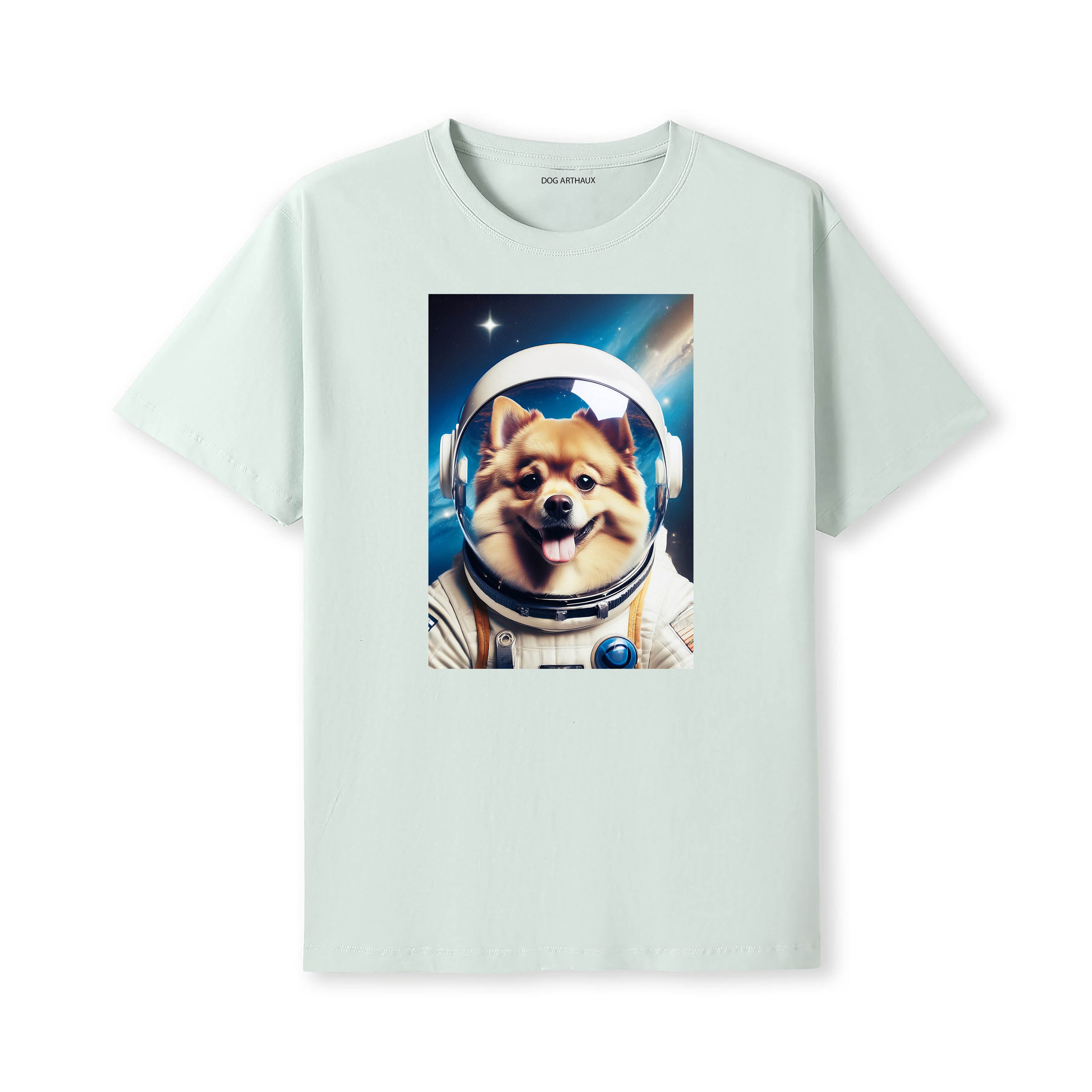 Pomeranian Astronaut Dog T-shirt