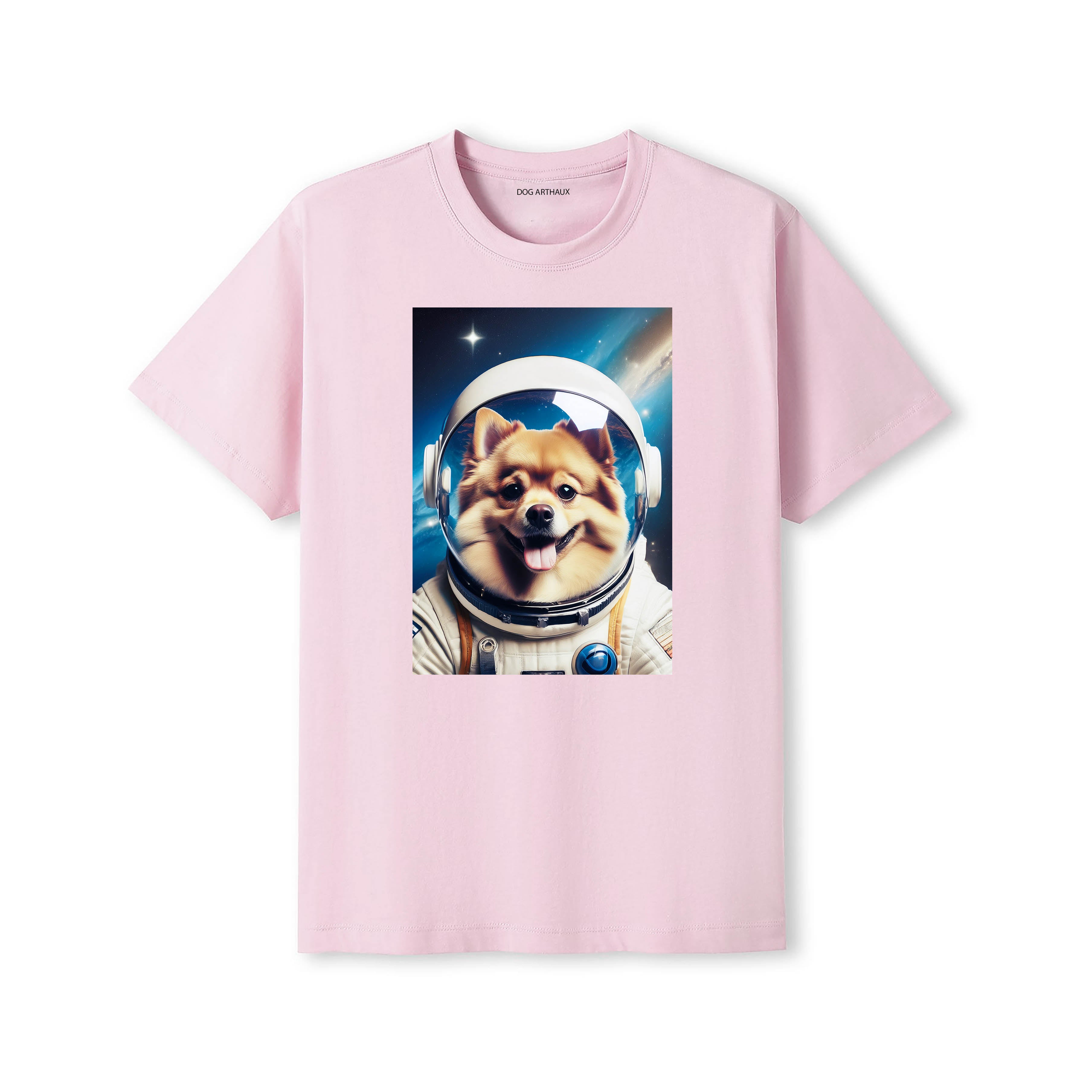 Pomeranian Astronaut Dog T-shirt