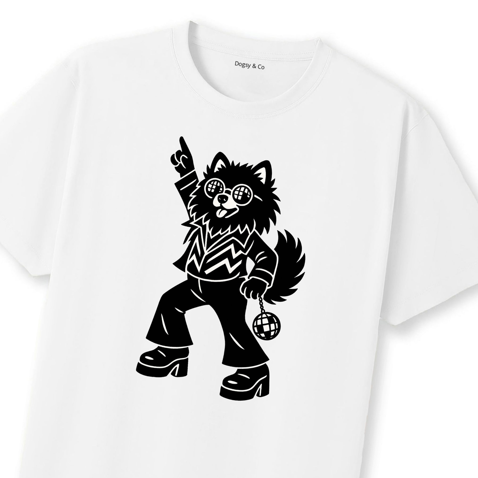 Pomeranian Disco Doggo T-Shirt | Dogsy & Co