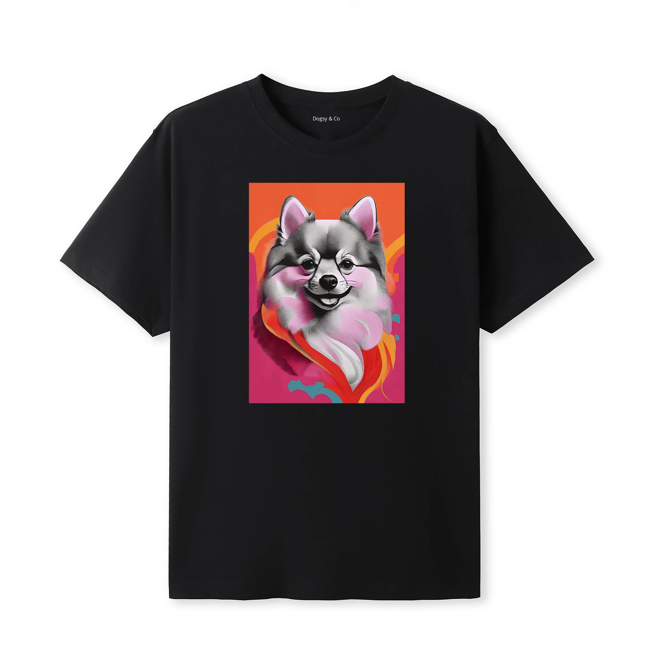 Pomeranian Mod Pop Dogs T-Shirt Artwork