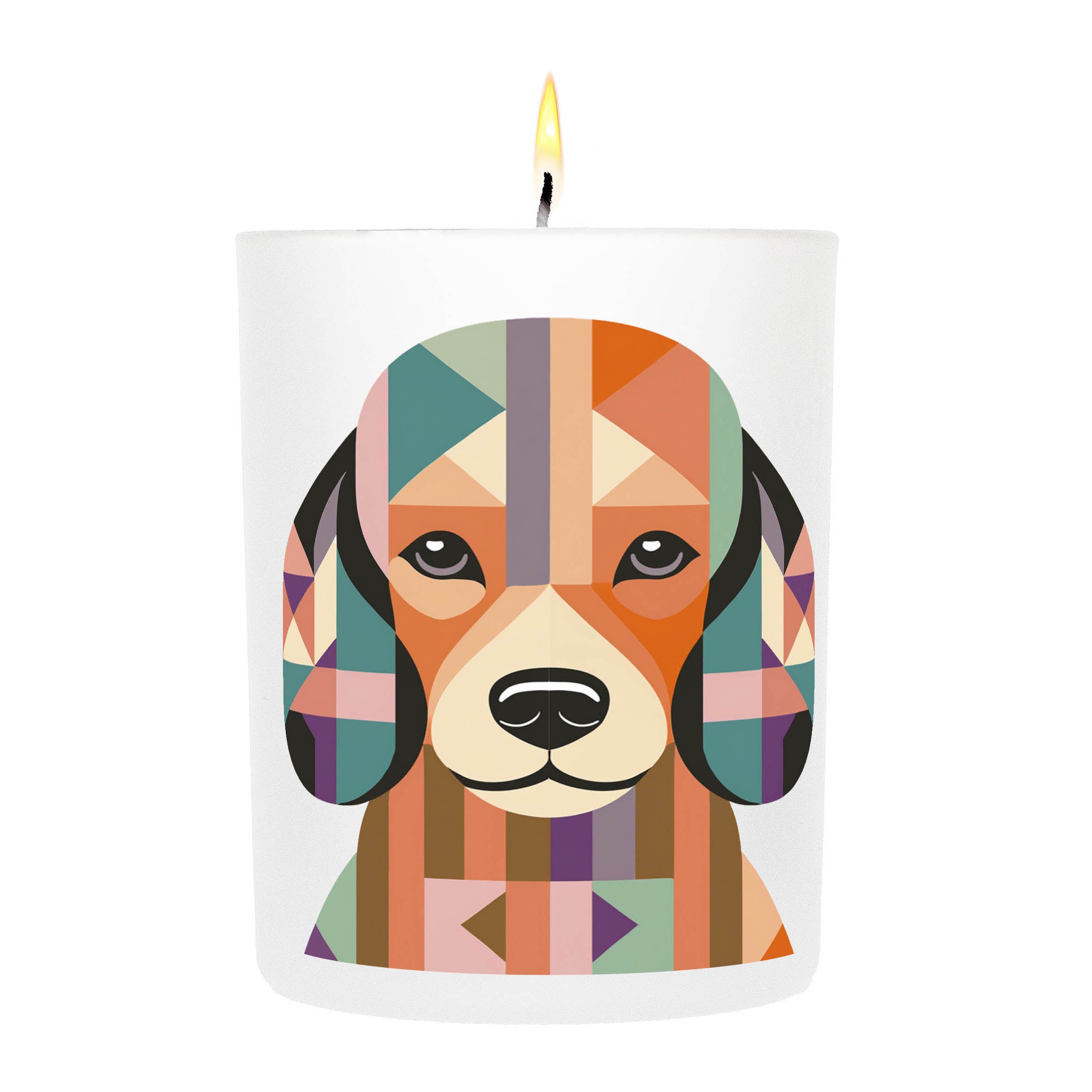 Poodle Graphic Bold Dog Candle