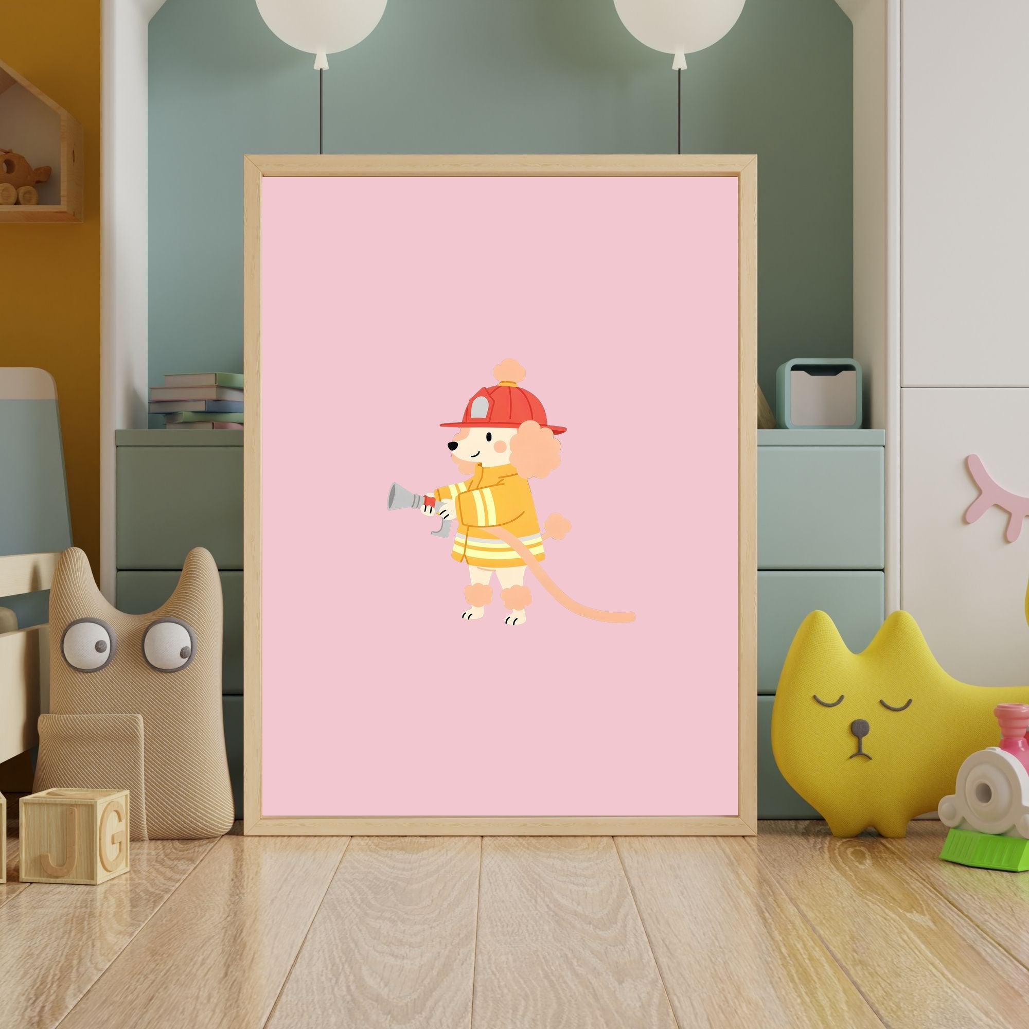 Poodle Kids Nursery Wall Art Print Bundle — 22 Dog Costume Designs, 5 Colours, 6 Print Sizes | Digital Download
