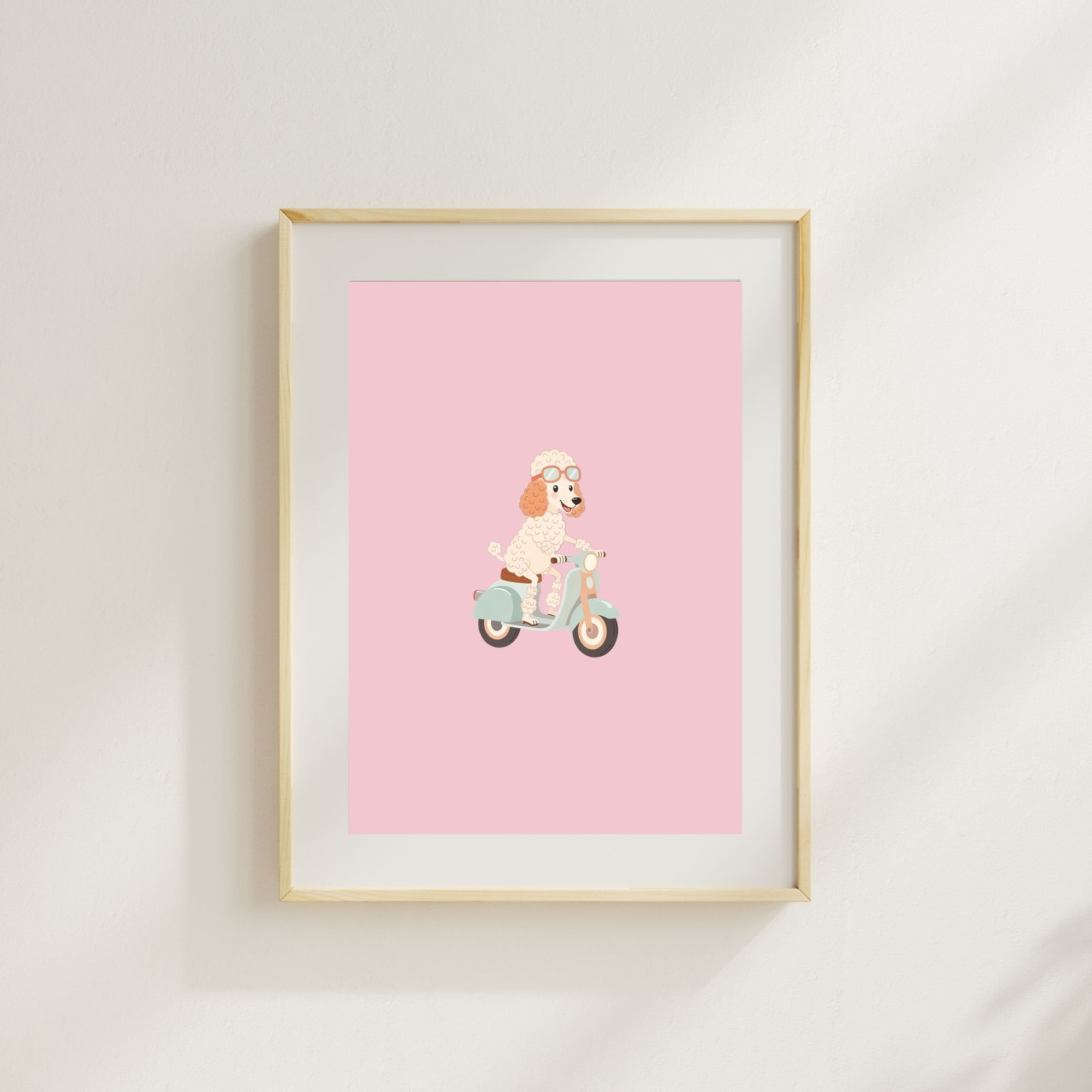 Poodle Kids Nursery Wall Art Print Bundle — 22 Dog Costume Designs, 5 Colours, 6 Print Sizes | Digital Download