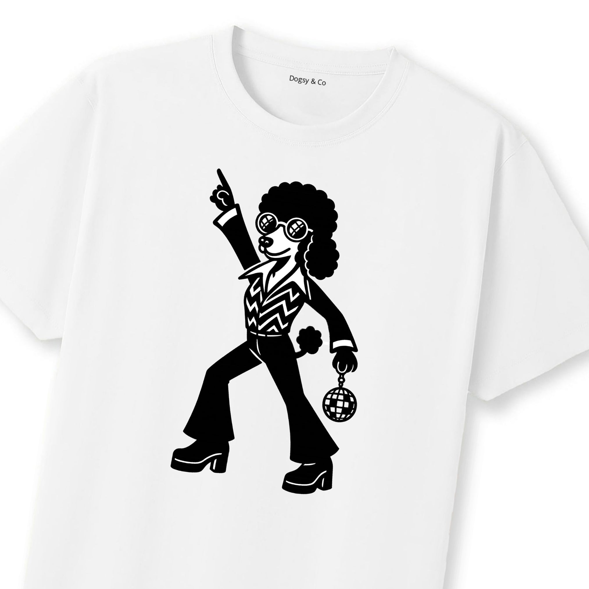 Poodle Disco Doggo T-Shirt | Dogsy & Co