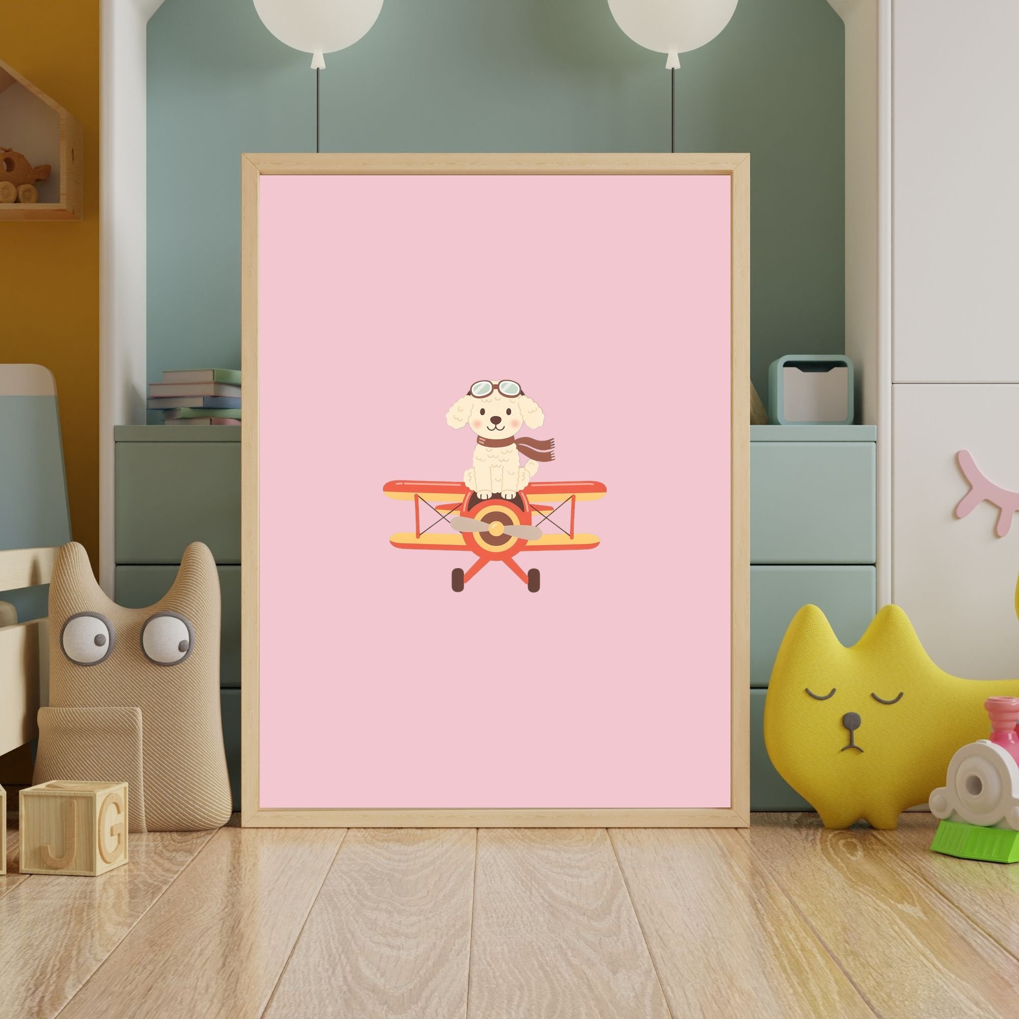 Poodle X Kids Nursery Wall Art Print Bundle — 22 Dog Costume Designs, 5 Colours, 6 Print Sizes | Digital Download