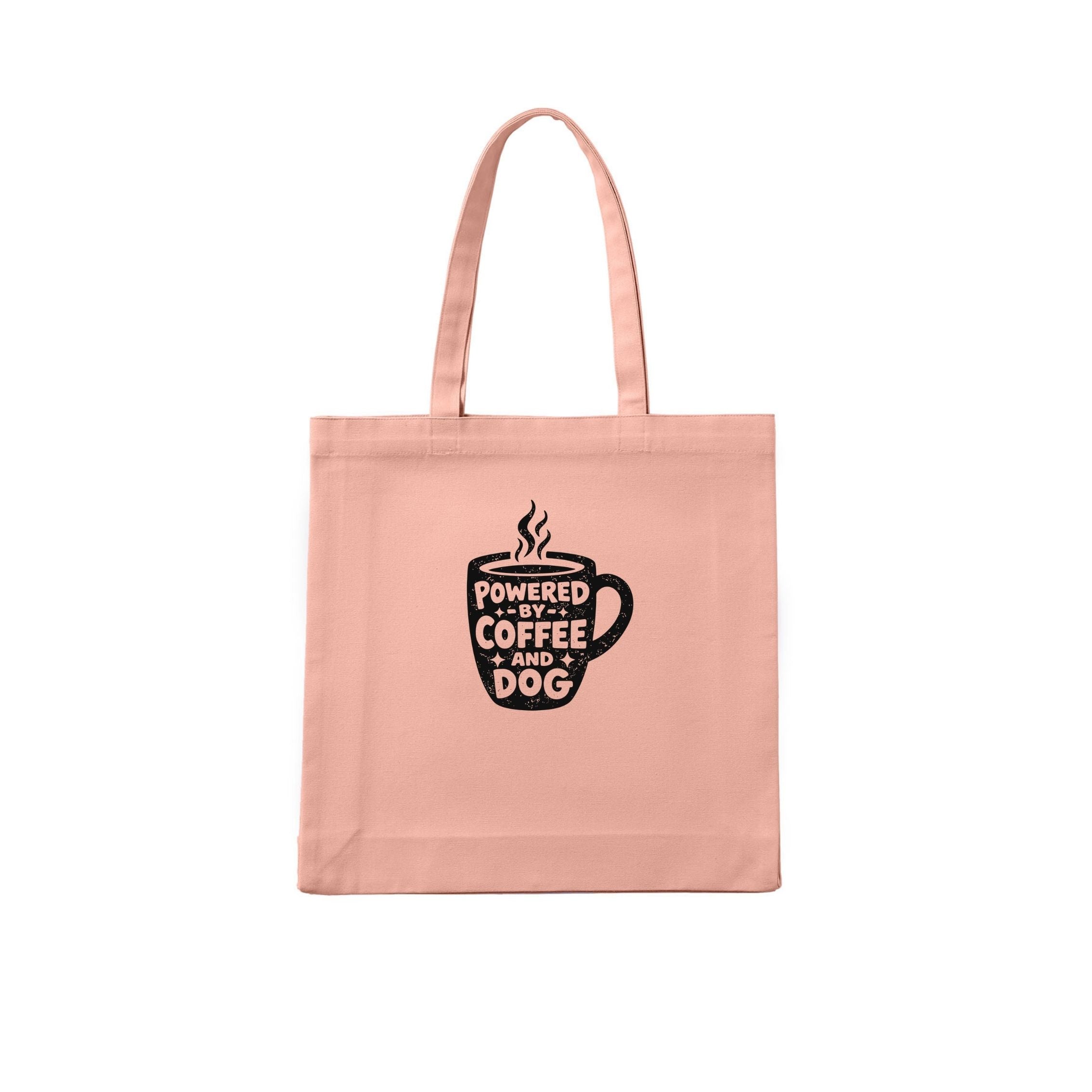 Powered by Coffee and Dogs Tote Bag - detail view