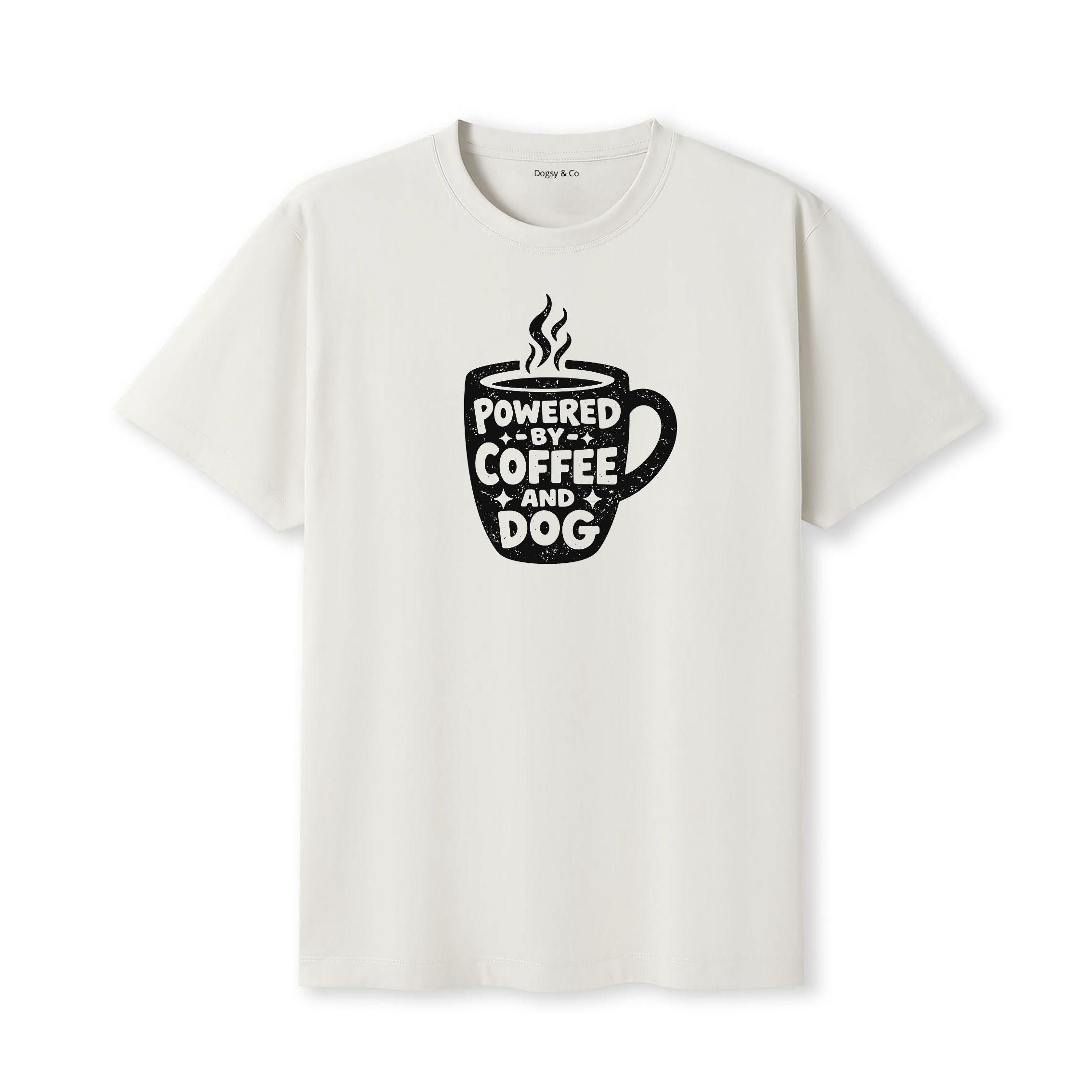 Powered by Coffee Dog Love T-Shirt - image 5