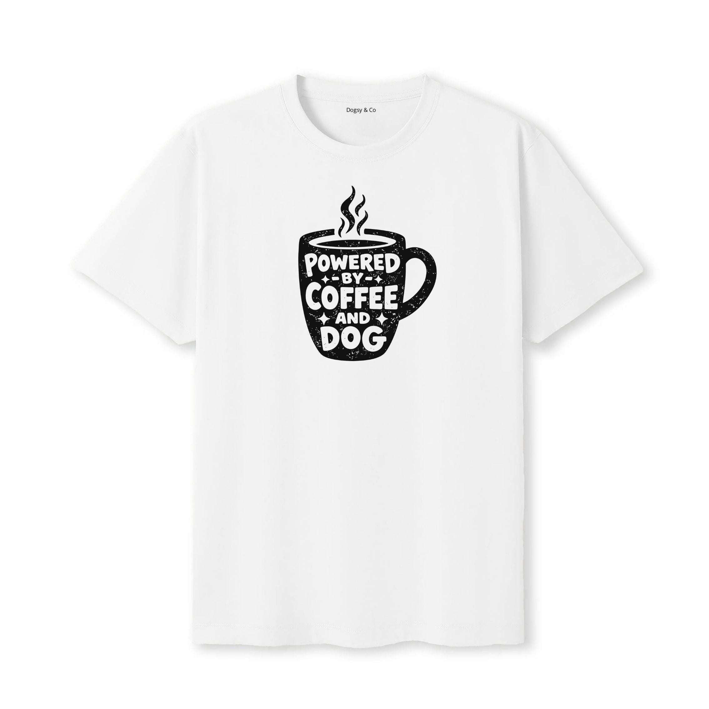 Powered by Coffee Dog Love T-Shirt - image 6