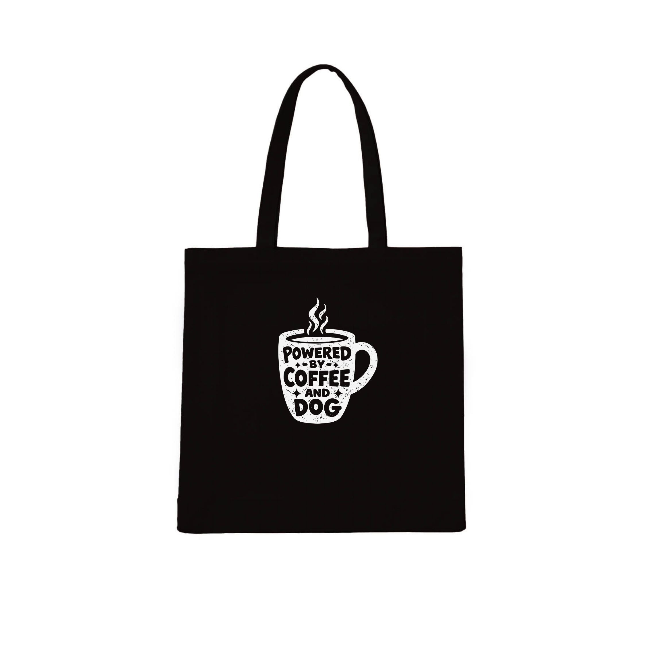 Powered by Coffee and Dogs Tote Bag | Dogsy & Co