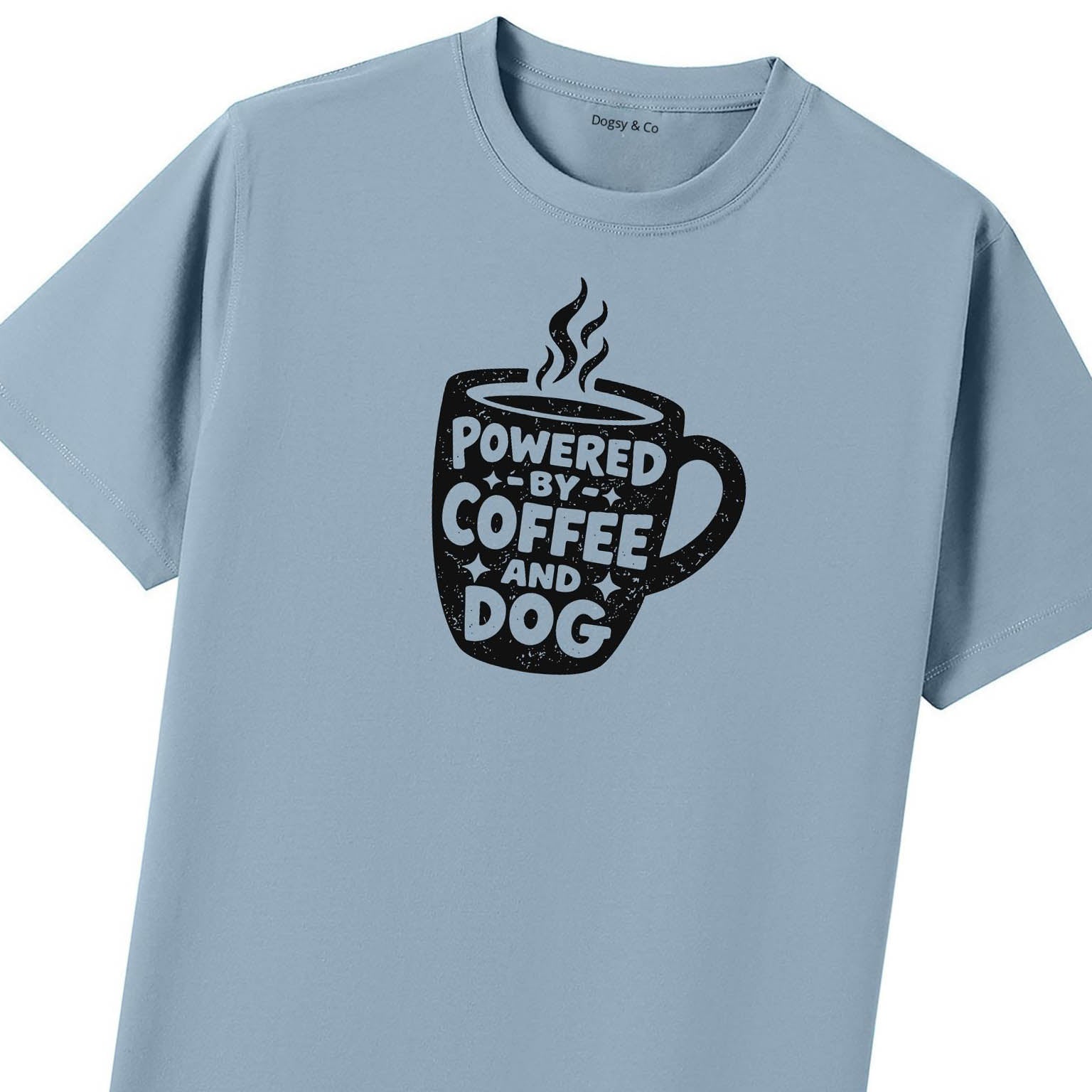 Powered by Coffee Dog Love T-Shirt - image 11